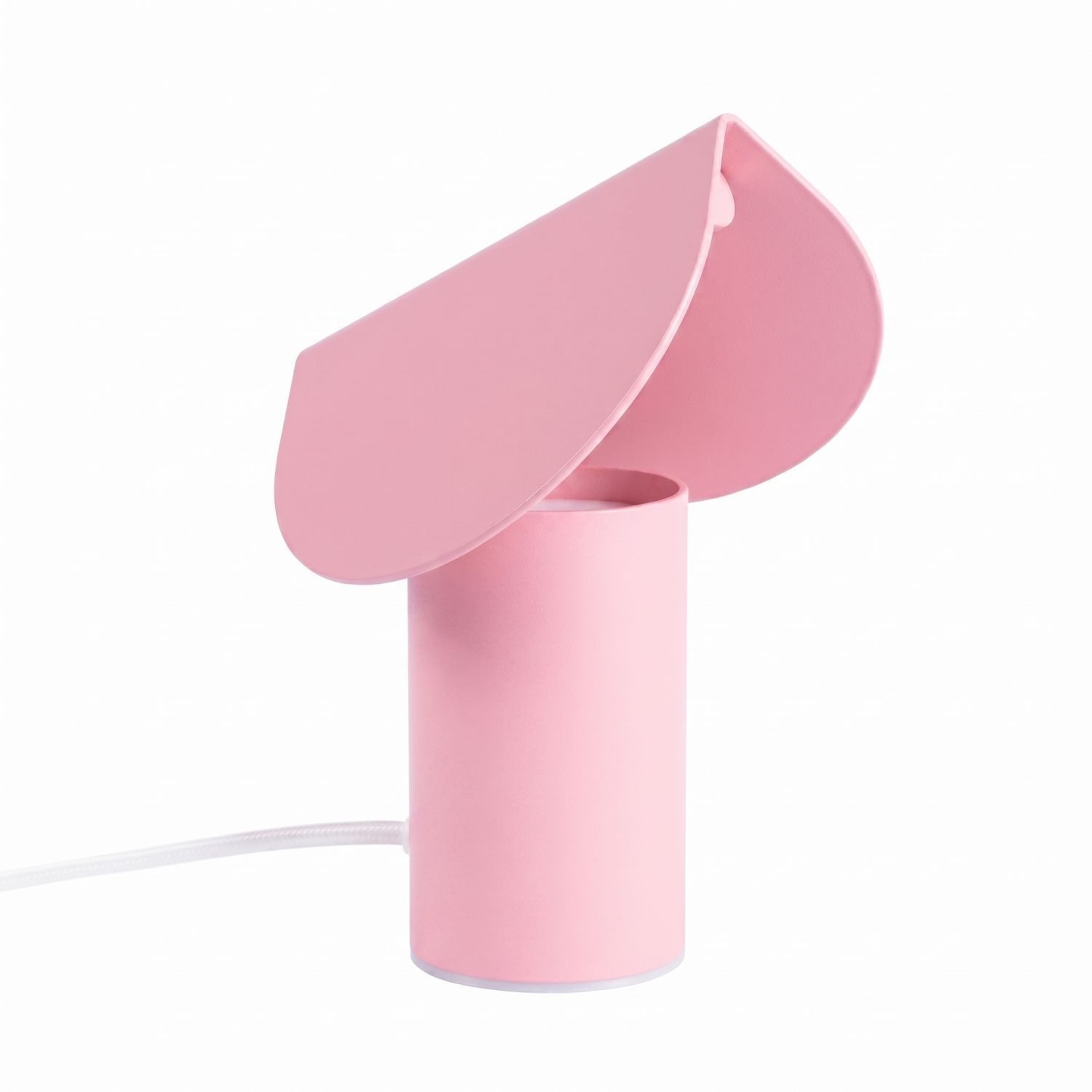 Licht-Erlebnisse Nachttischlampe GERAU, LED fest integriert, Warmweiß, Aluminium LED 15 cm hoch Pink 3000 K 755 lm Modern