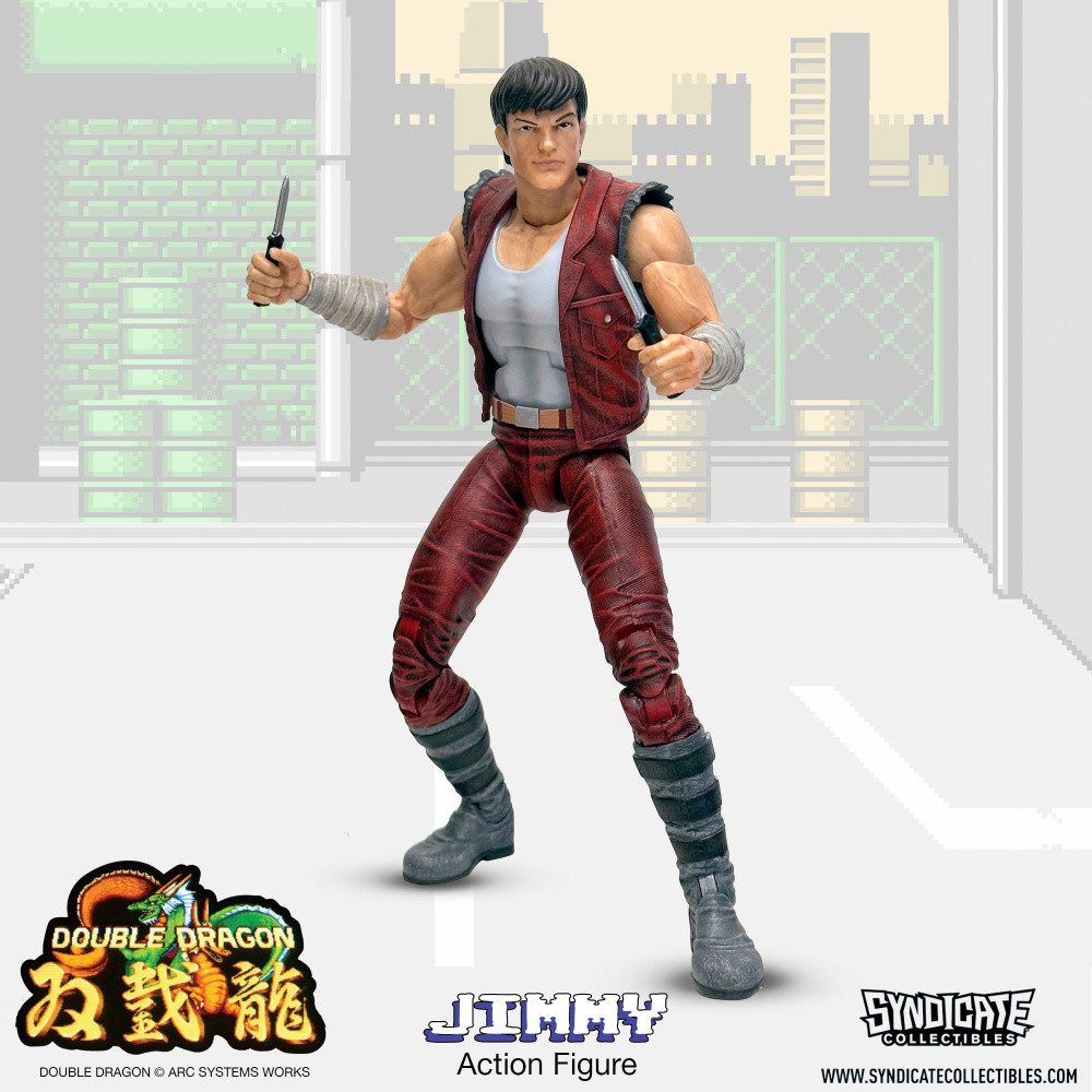 Syndicate Collectibles Merchandise-Figur Double Dragon Deluxe Actionfigur 1/12 Jimmy 18 cm