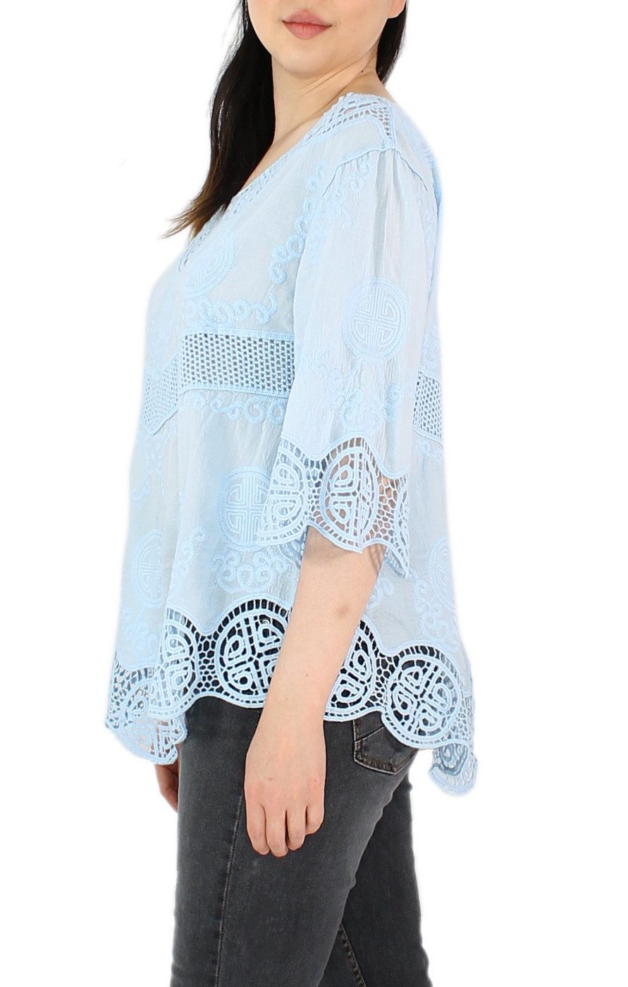 dy_mode Tunika Damen Tunika 3/4 Arm günstig online kaufen