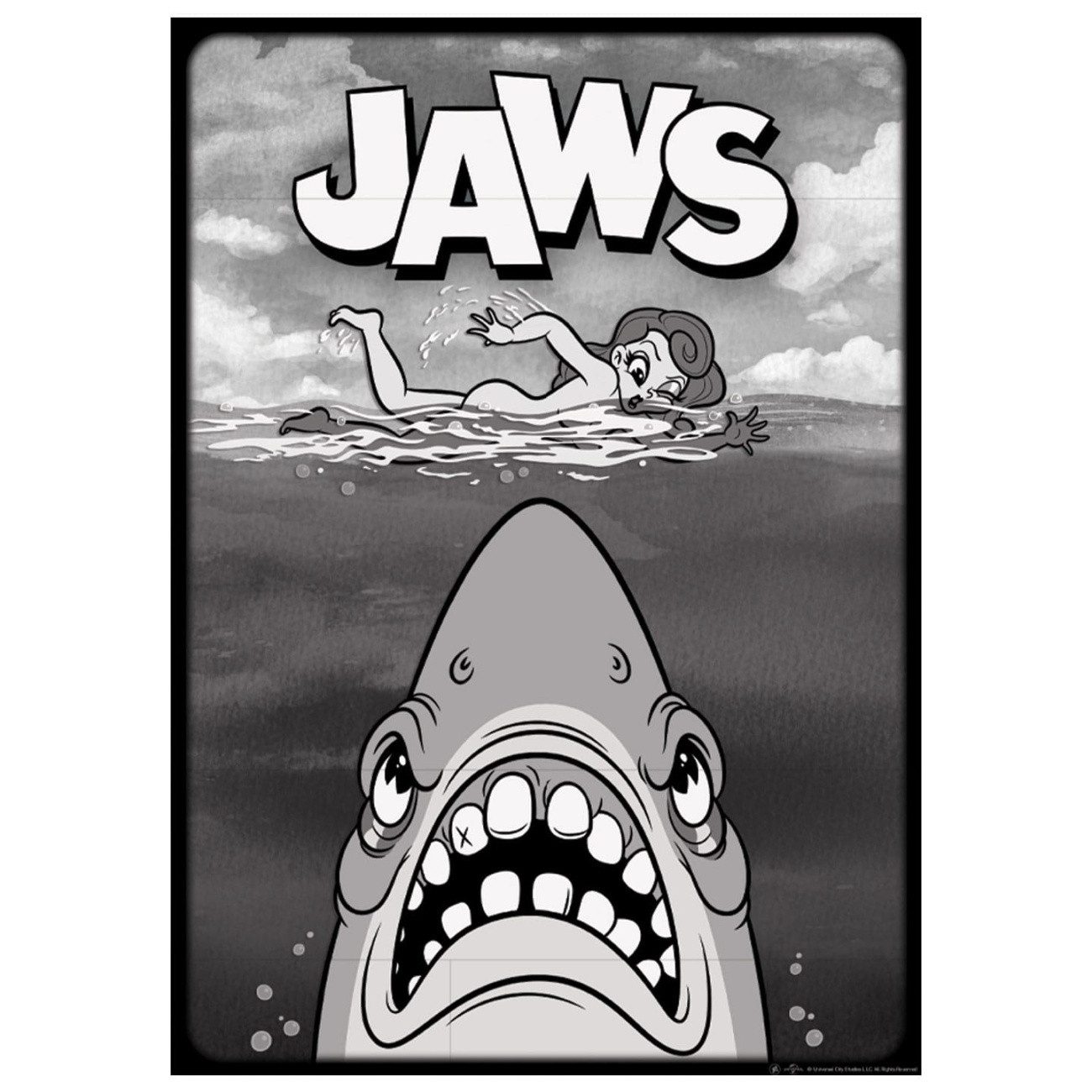 Fanattik Kunstdruck Jaws Kunstdruck Limited Edition 42 x 30 cm