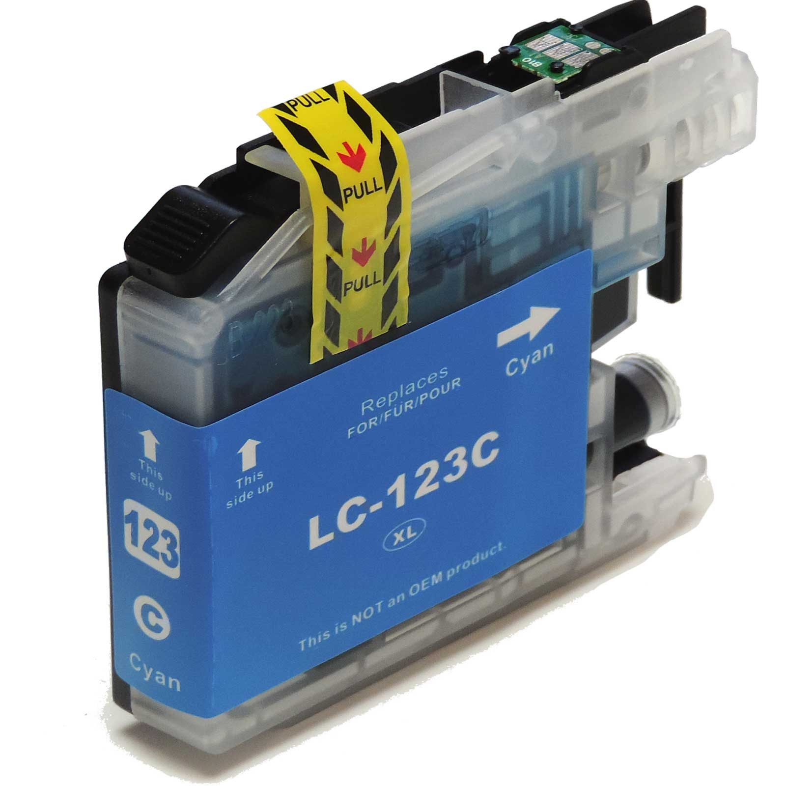 Kompatibel Brother LC-123 XL Cyan Tintenpatrone (DW)