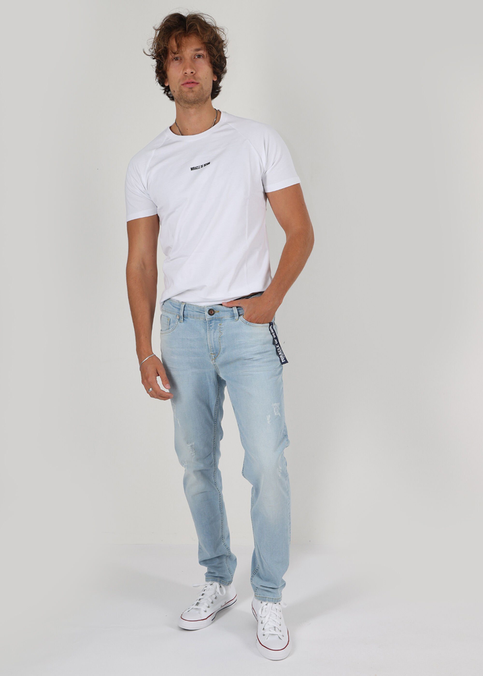 Miracle of Denim 5-Pocket-Jeans Marcel Fit Slim Denimqualität Hochwertige