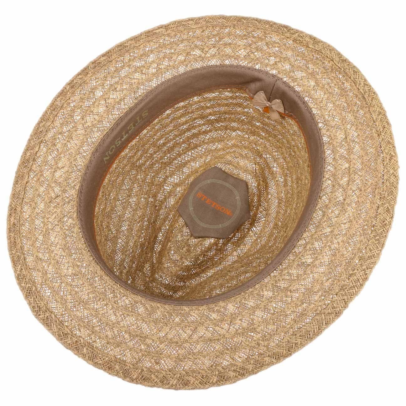 Stetson Sonnenhut (1-St) Strohhut mit Lederband