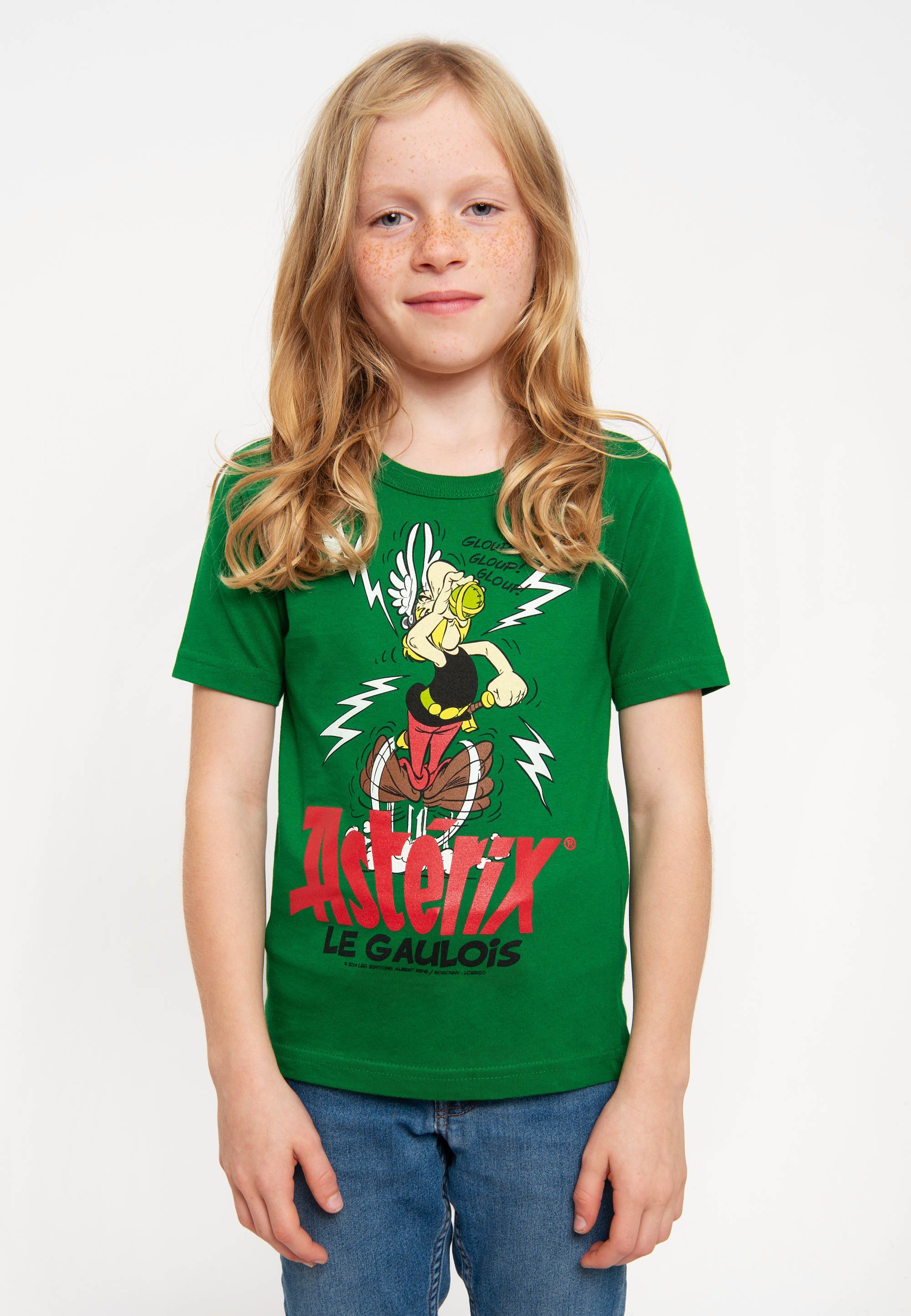 Asterix T-Shirt Gaulois LOGOSHIRT le coolem Print mit