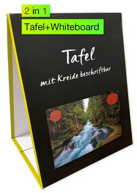 TimeTEX Tafel Whiteboard-Tafel "2in1" zum Aufstellen, magnethaftend, (1-tlg)