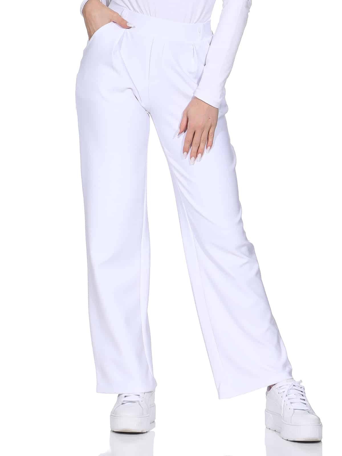 OriginalYou Schlupfhose Damen Schlupfhose Stoffhose moderne Freizeithose Stretchhose auch in größen Größen erhältlich
