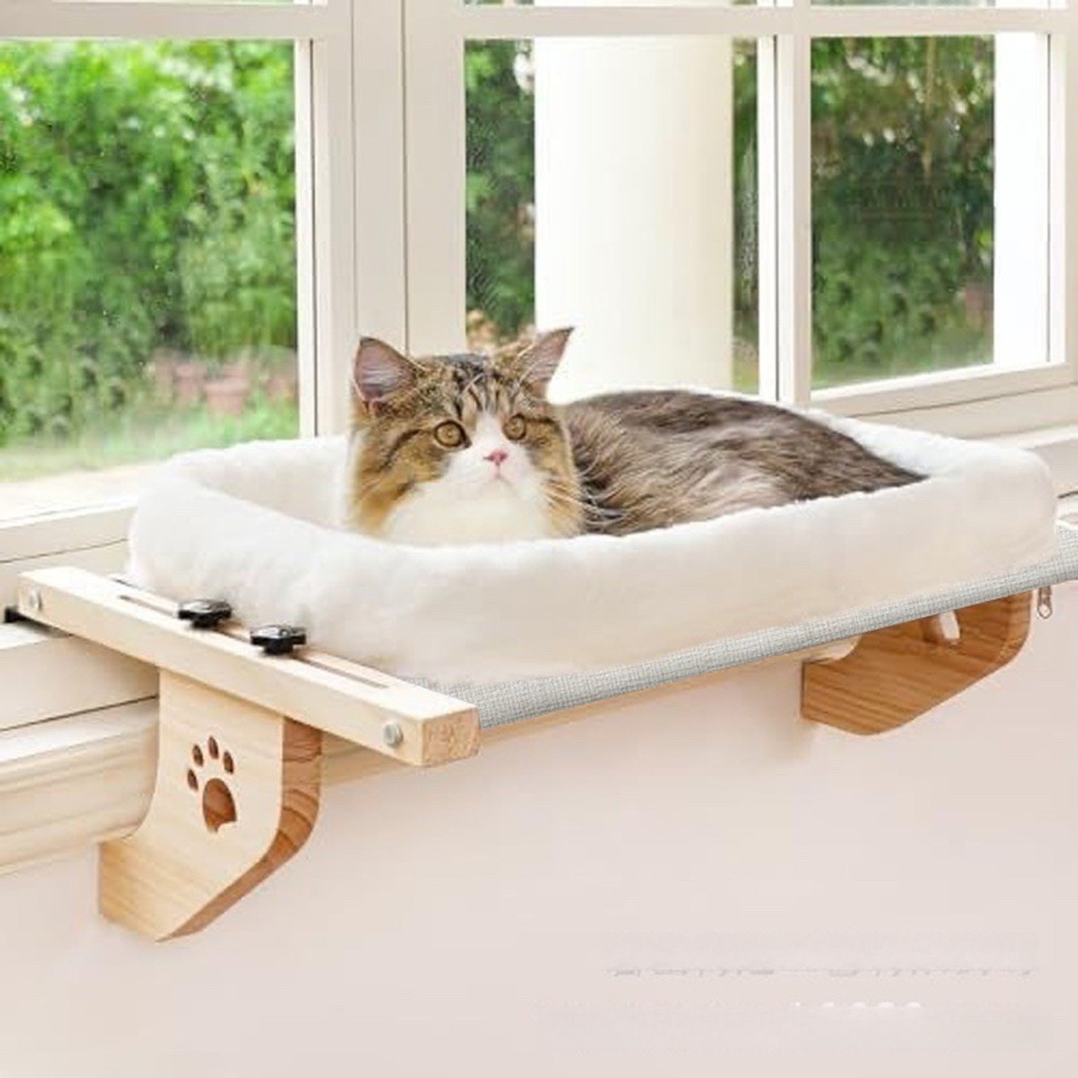 YINDN Tierbett Katzenbetten, Katzenhängematte Fensterliege, Liegemulde günstig online kaufen