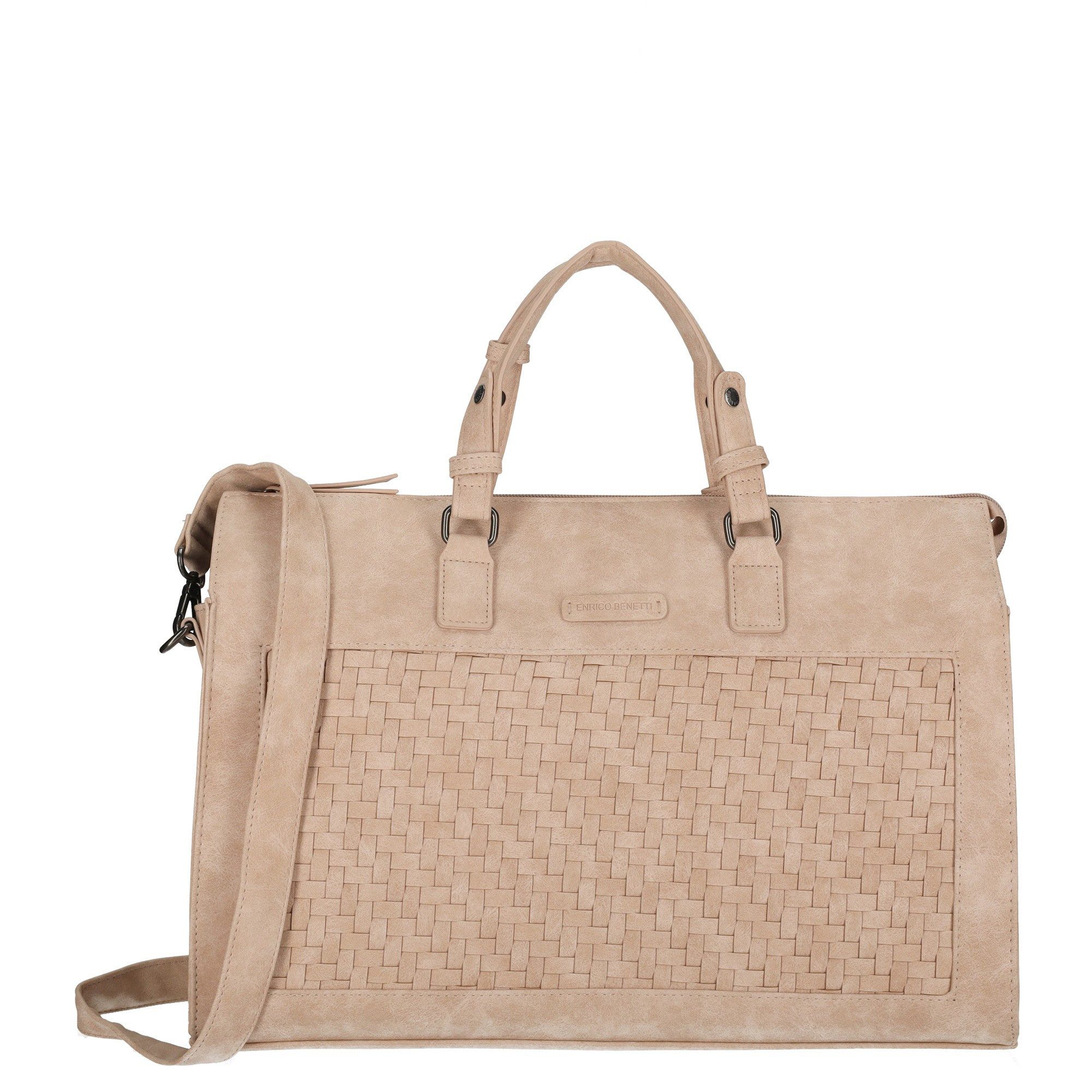 Christian Wippermann Umhängetasche Damen Tasche Schultertasche Umhängetasche Crossover Bag (einzeln), Leder Optik Handtasche