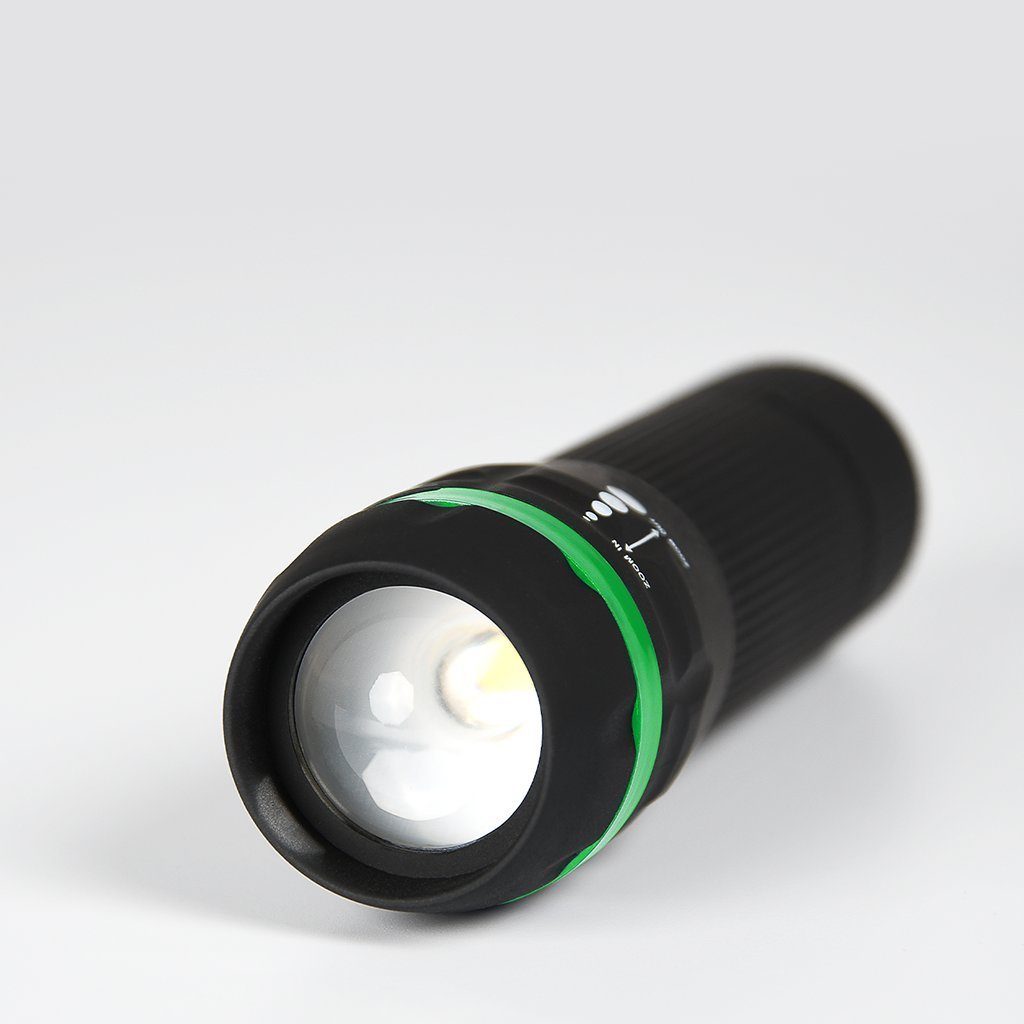 Leuchte LED Handlampe LED 12x Taschenlampe Taschenlampe fokussierbar ABSINA Mini Batterie (12-St)