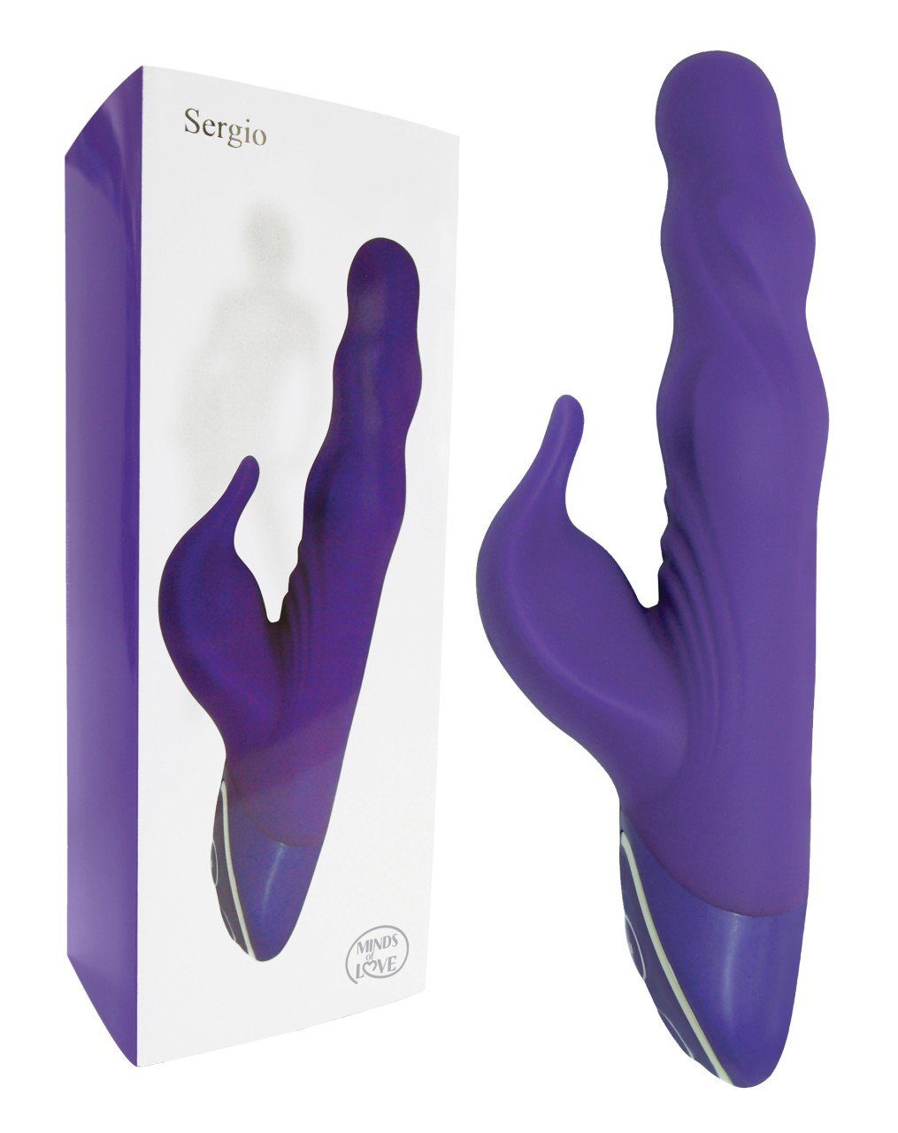 Rabbit-Vibrator purple MINDS LOVE of Sergio LOVE of MINDS