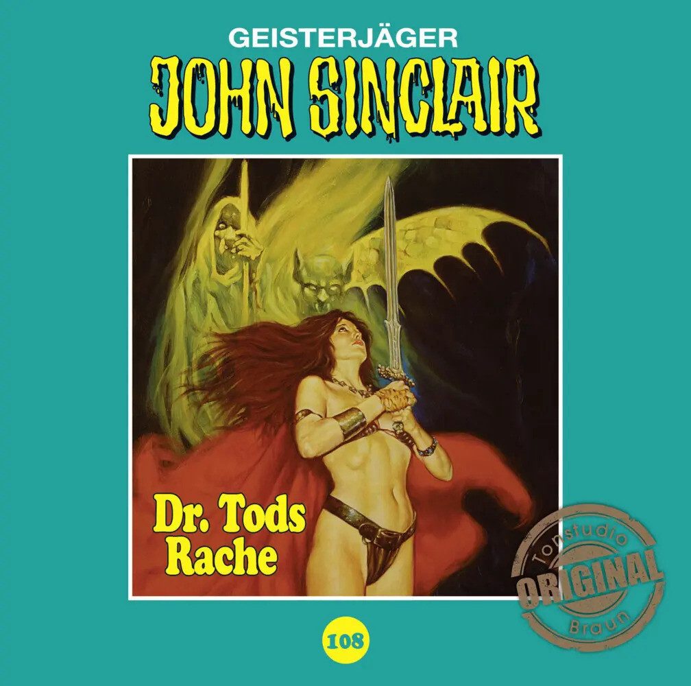 Bastei Lübbe AG Hörspiel John Sinclair Tonstudio Braun - Dr. Tods Rache, 1 Audio-CD