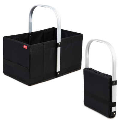 achilles Einkaufskorb Handle-Box Einkaufs-Korb mit Aluminium Griff Faltbarer Shopper