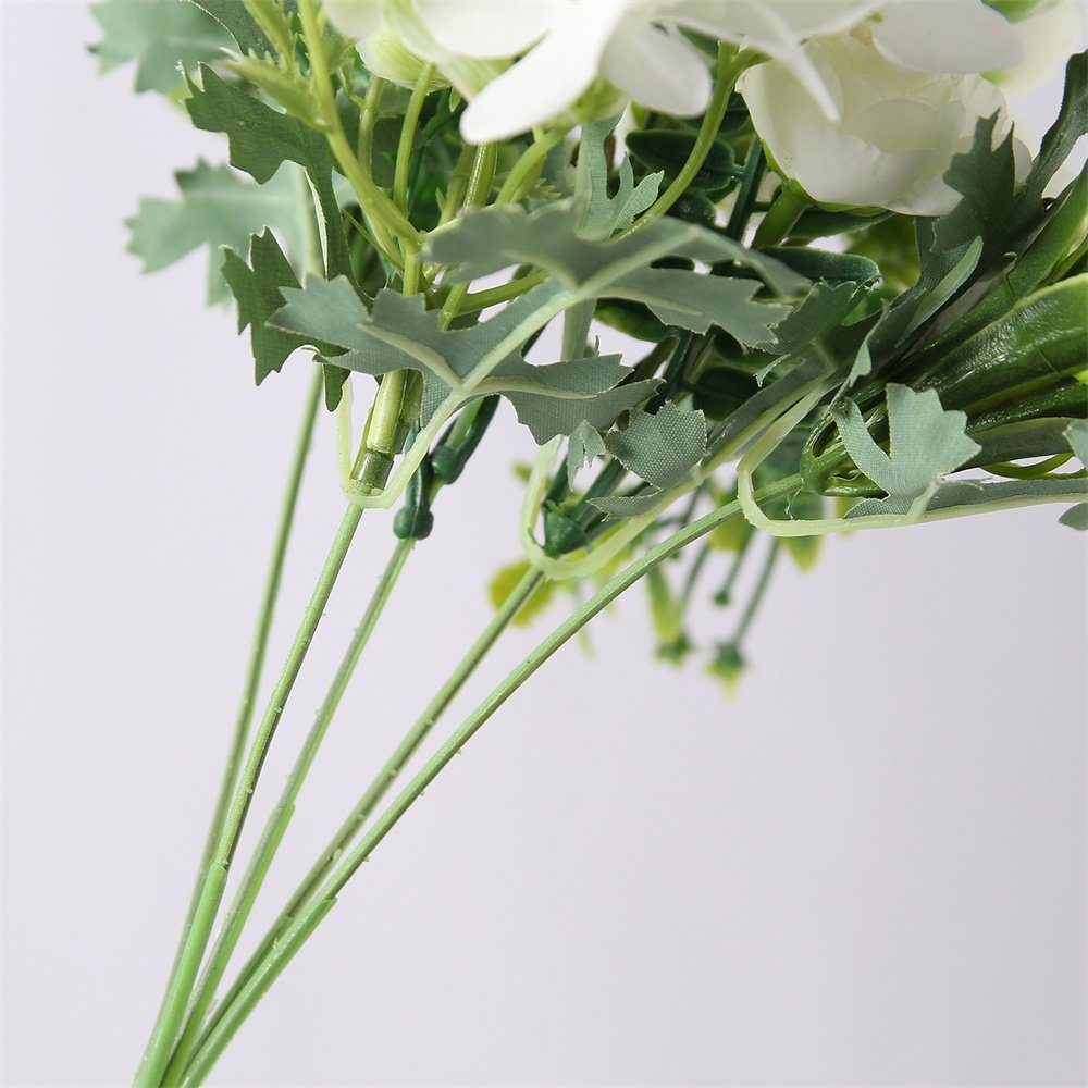 Rosenblumen-Braut-Hochzeitsstrauß-Rosenblumensimulation, L.Ru UG, Kunstpflanze Trockenblume Zimmerpflanze Künstliche Kunstbaum Kunstblume