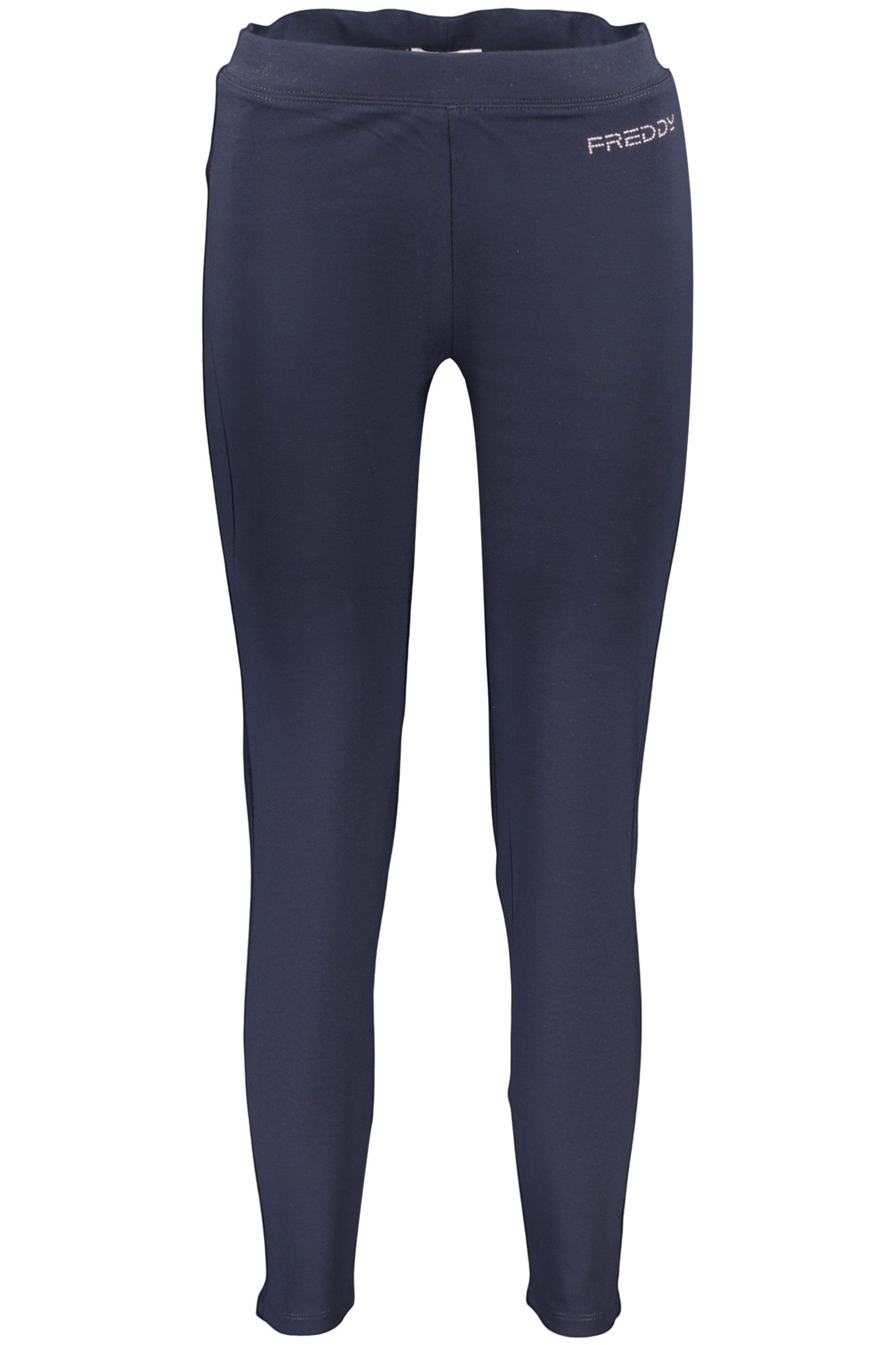 Freddy 2-in-1-Shorts Blaue Damen Jeans-Shorts – Sportliche Radlerhose mit Elastikbund