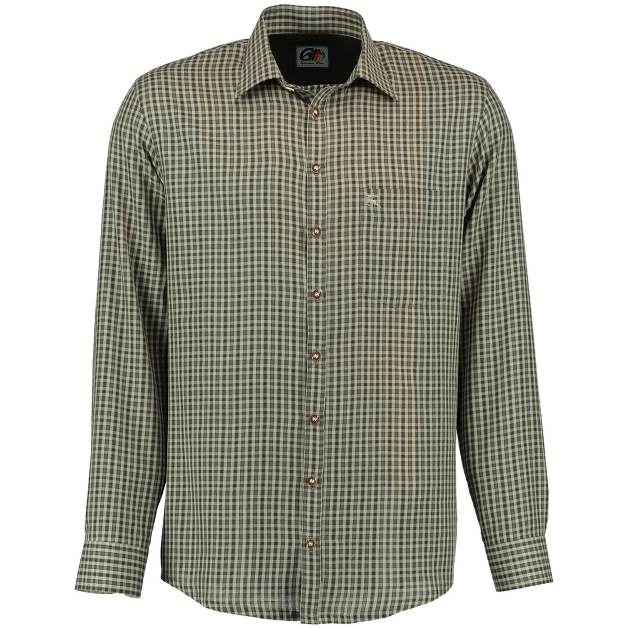 German Wear Trachtenhemd OJ20 Jagdhemd hemd Langarm Hemd Regular Fit Haifis günstig online kaufen