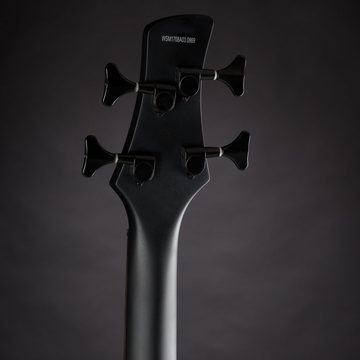 J & D E-Bass, E-Bass, Bass Gitarre mit 4 Saiten und Erle Korpus, Bass mit Split-Coil Tonabnehmer und Single Coil, passive Elektronik, Special Bat Mark, E-Bass, 4 Saiten Bass, Split-Coil Tonabnehmer