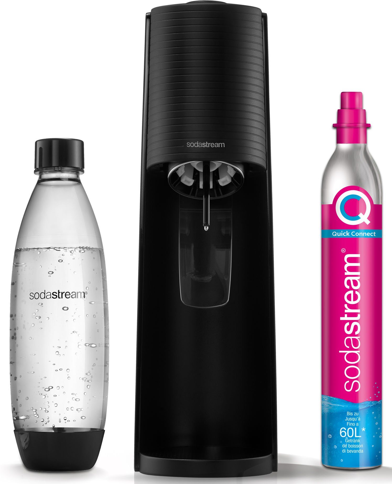 SodaStream Wassersprudler »TERRA«, (Set), inkl. 1x CO2-Zylinder CQC und 1x  1L spülmaschinenfeste Kunststoff-Flasche online kaufen | OTTO