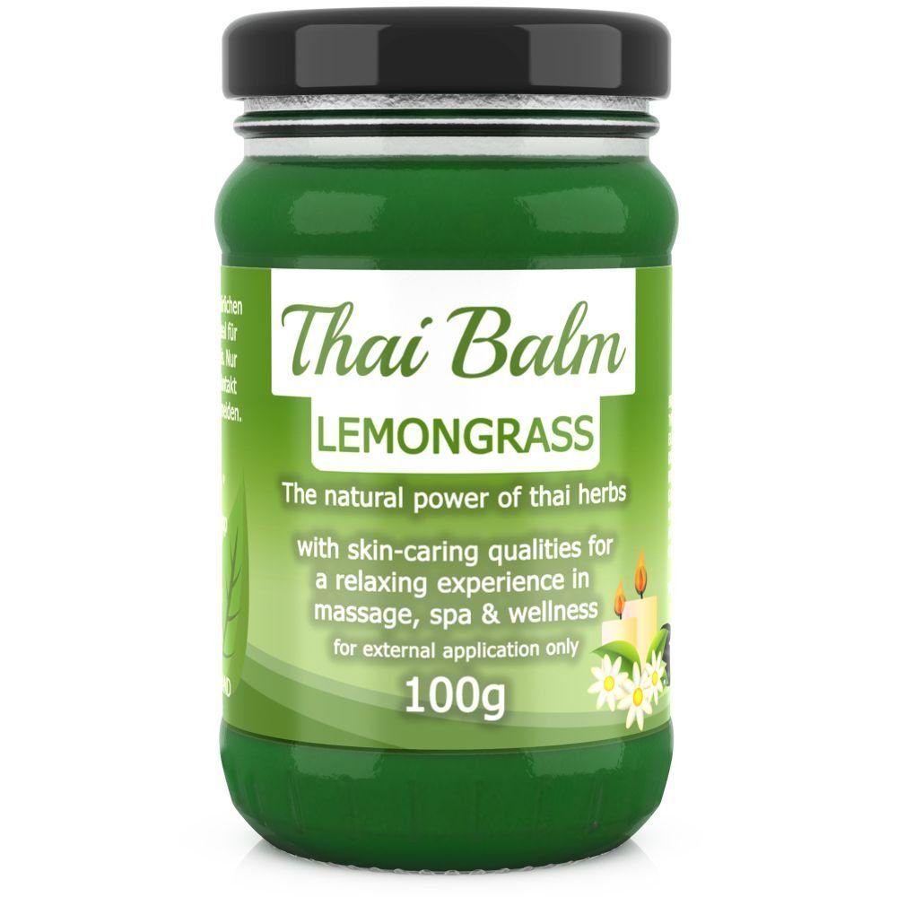Wang Prom Körperbalsam Thai Kräuter Balm Balsam 100g Thai-Herbs für Massage Hautpflege Zitronengras