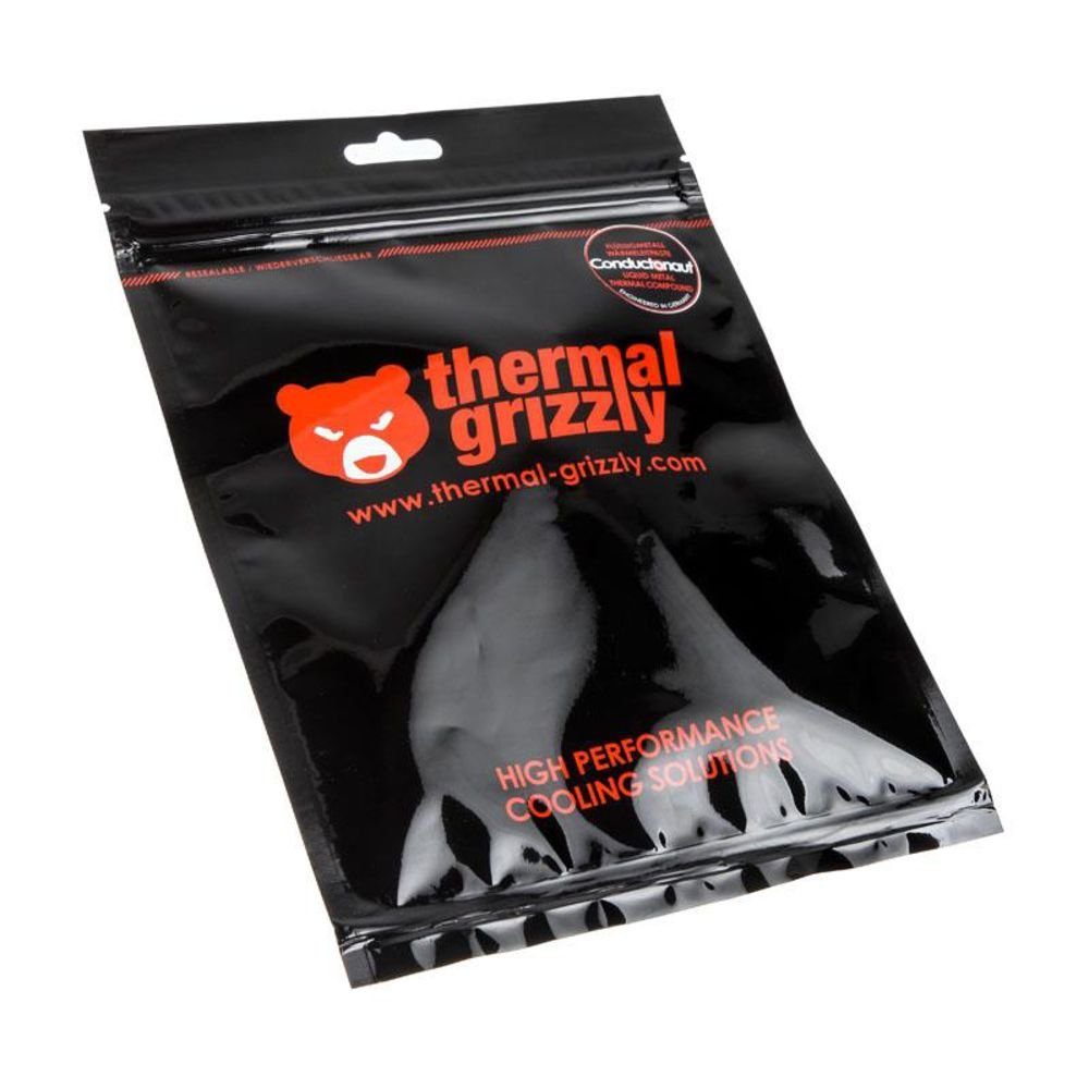 Thermal Grizzly Wärmeleitpaste Conductonaut Flüssigmetall 5 g, ultrahohe Wärmeleitfähigkeit, für Gaming-Rechner