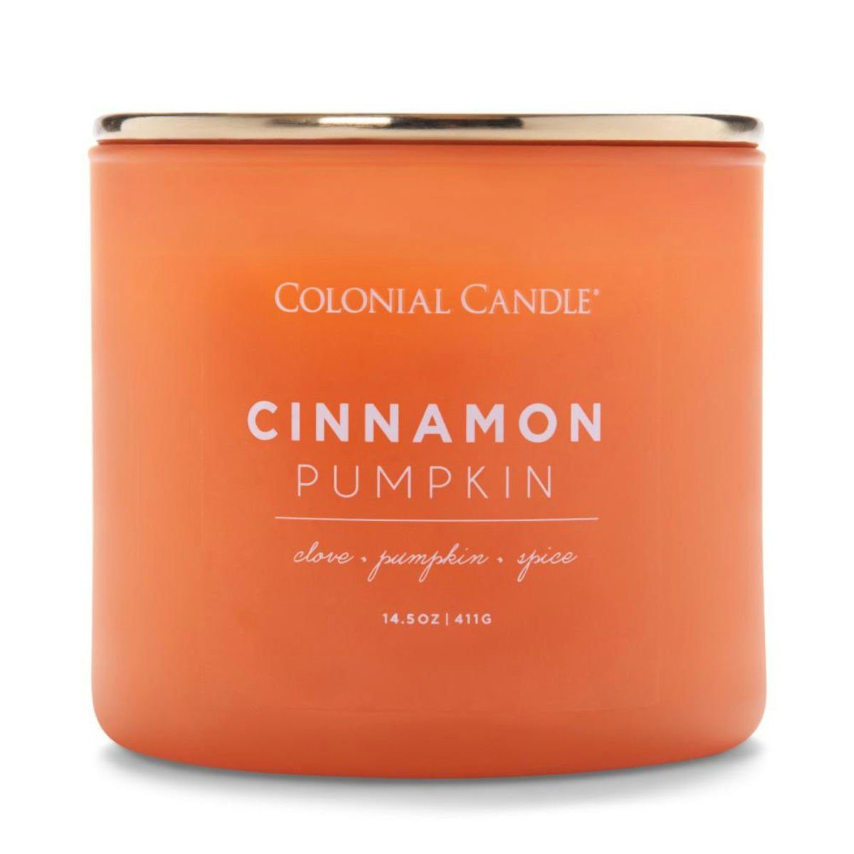 COLONIAL CANDLE Duftkerze Duftkerze Cinnamon Pumpkin 411g (Einzelartikel)