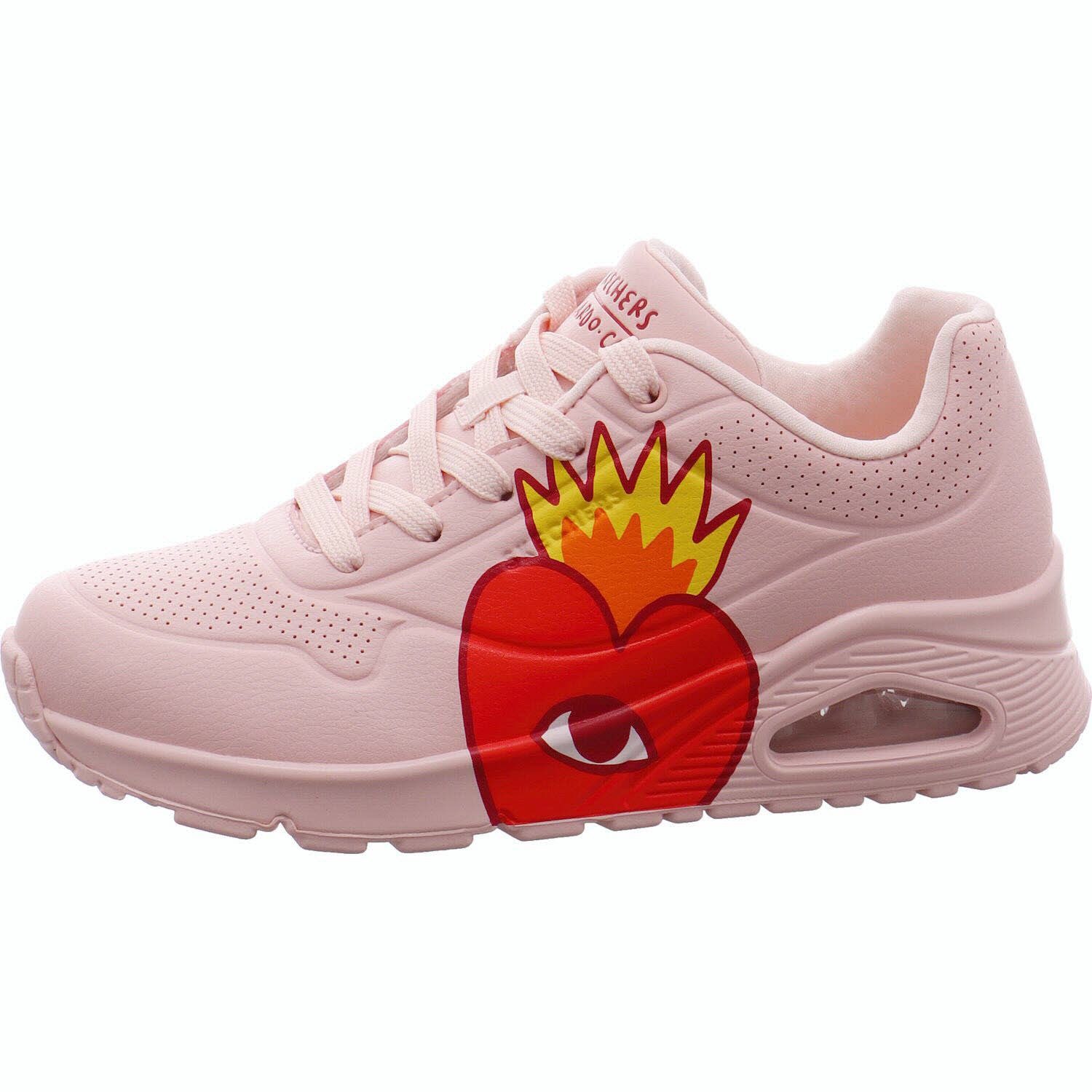 Sneaker Skechers Uno Flaming Heart -