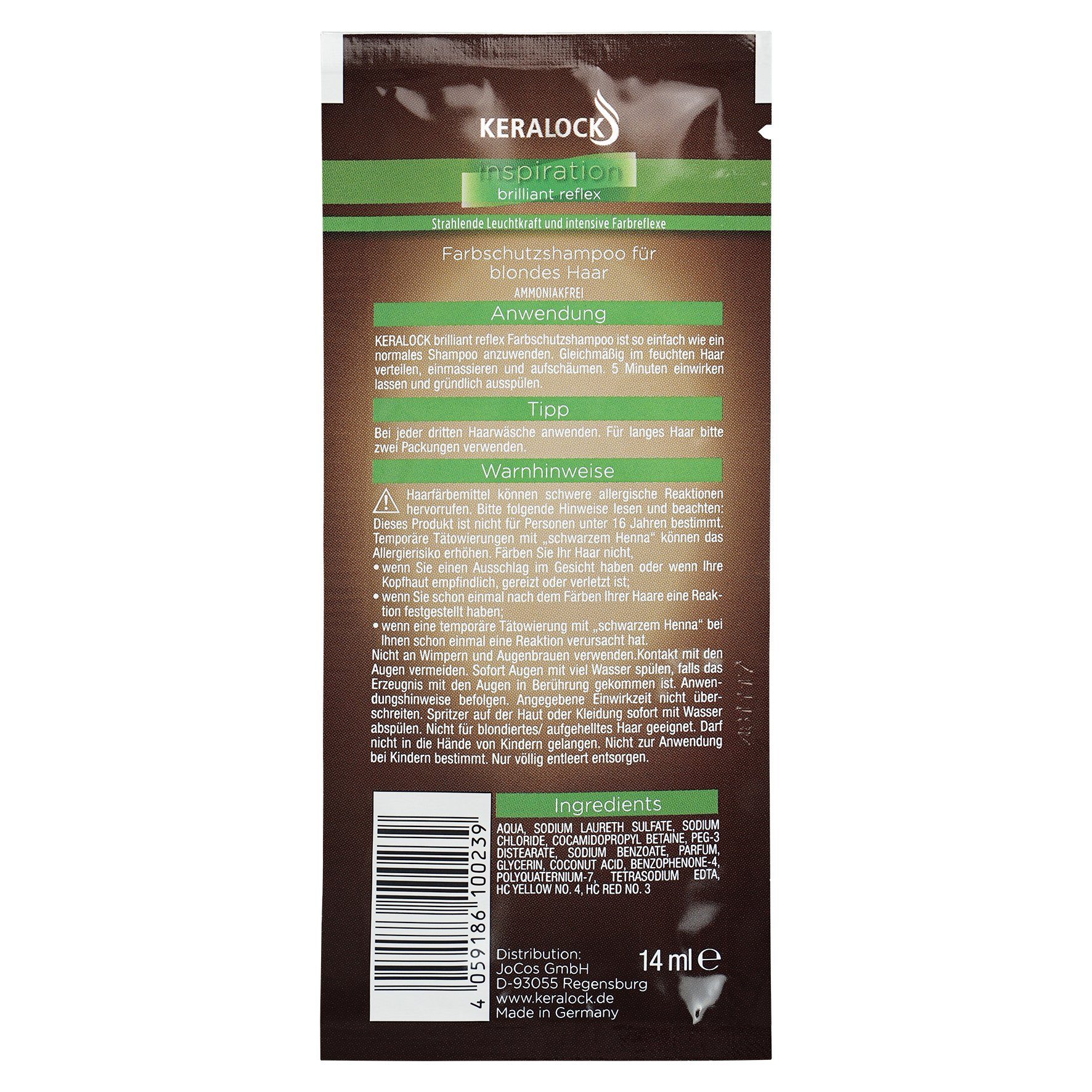 Keralock Haarfarbe Farbschutzshampoo