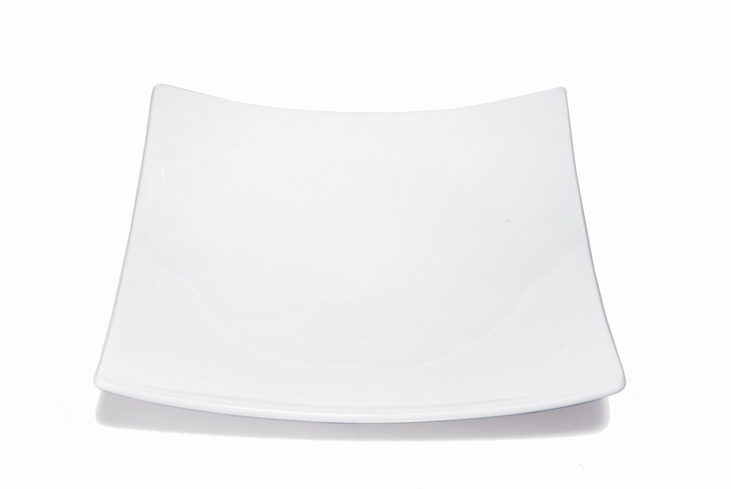 INNA-Glas Kerzenhalter Kerzenuntersetzer NOELYA aus Keramik, weiß, 16x16 cm