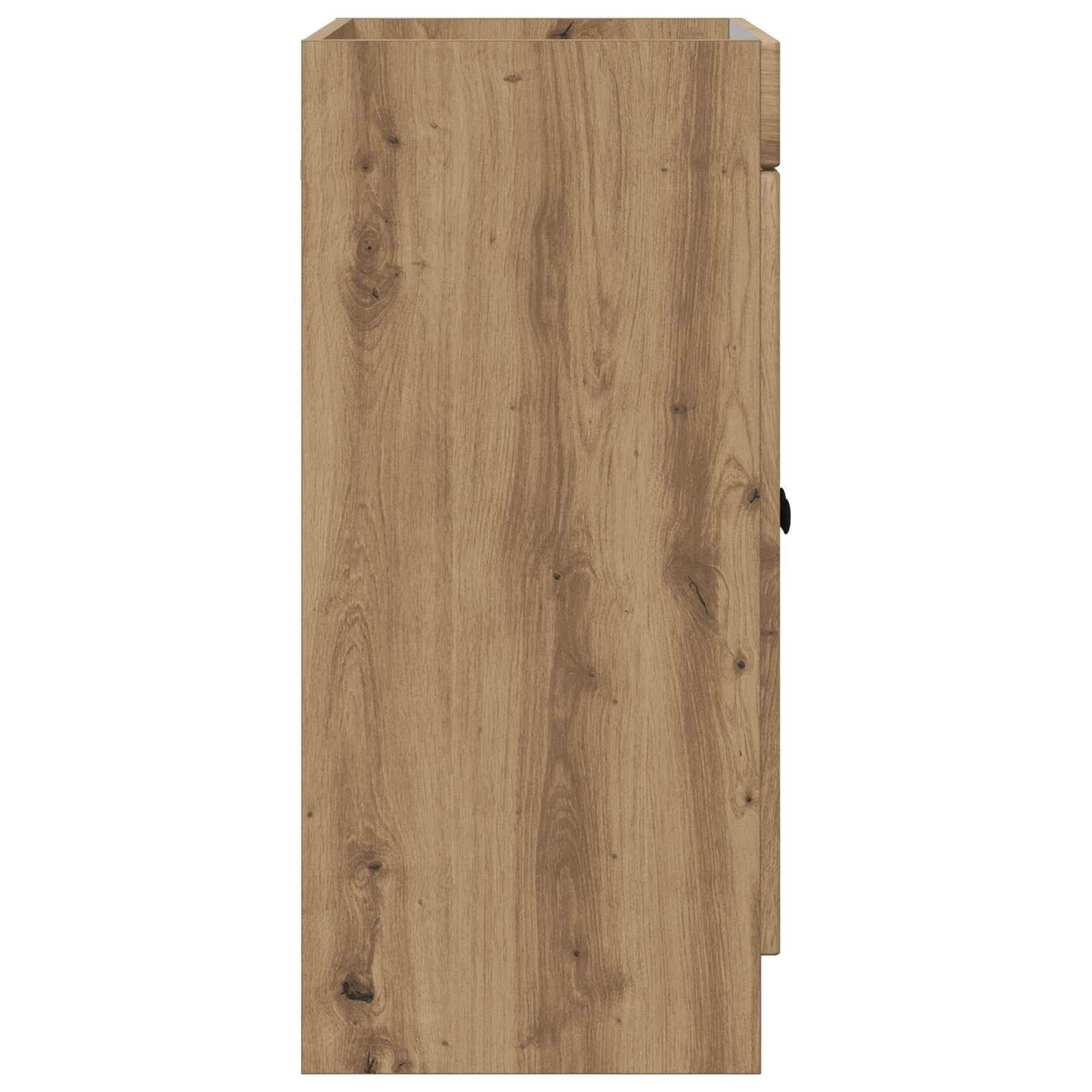 vidaXL Badezimmerspiegelschrank Unter dem Waschbecken Badschrank Artisan-Eiche (1-St) – Bild 5 von 5