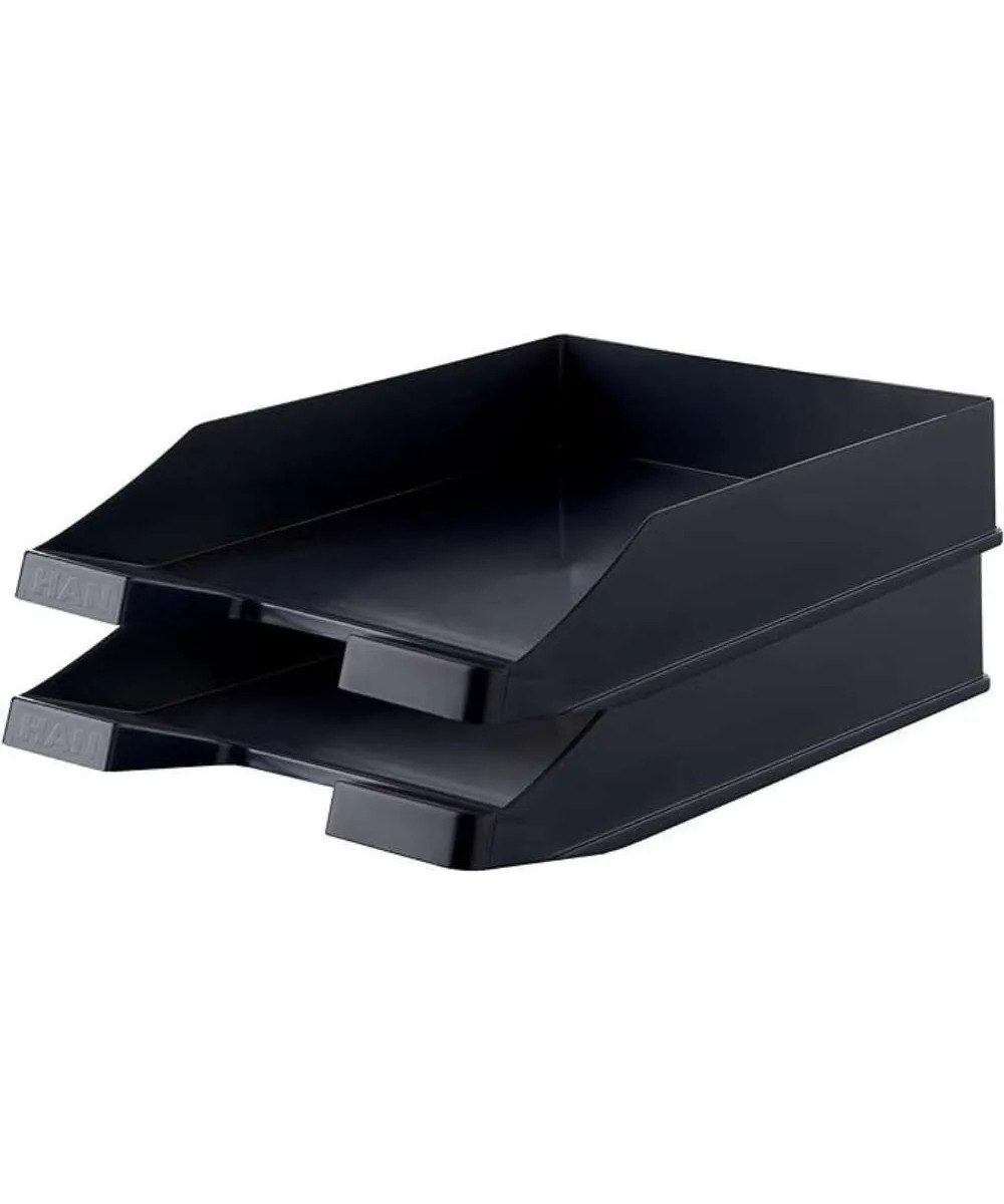 HAN Briefablage HAN Briefablage KLASSIK KARMA schwarz 1St. (Packung, 1-St., KLASSIK KARMA), für Unterlagen bis Format A4/C4, öko-schwarz