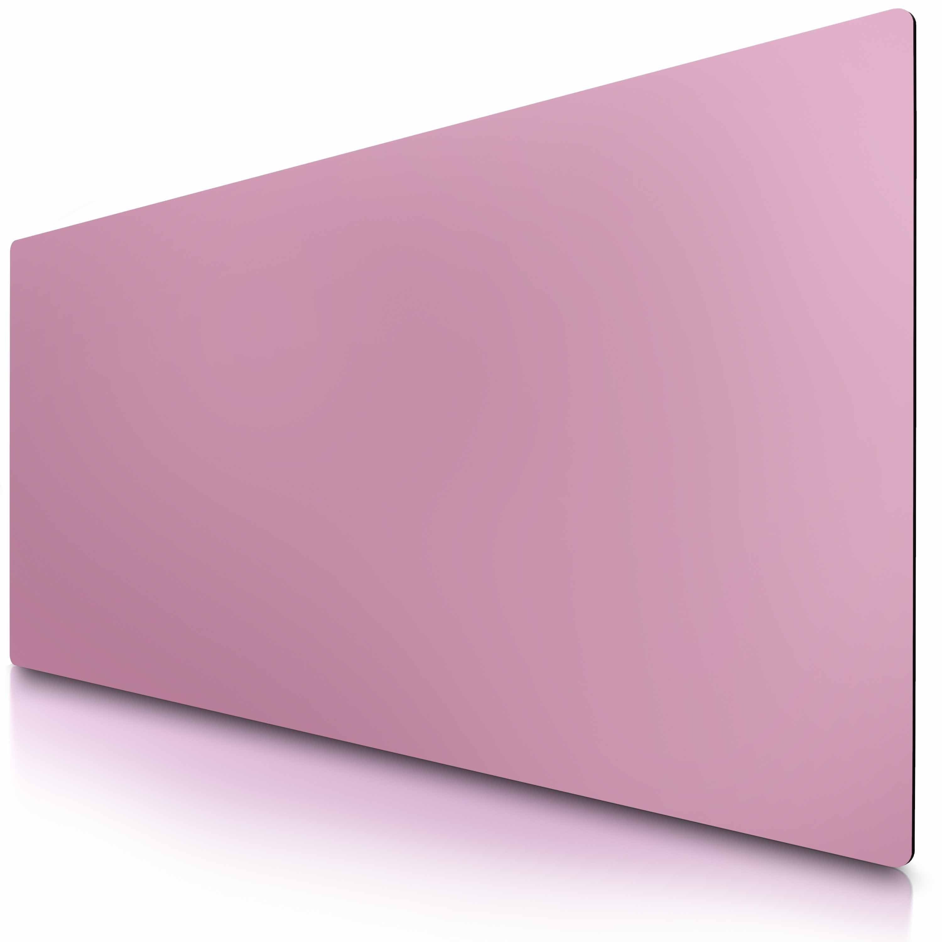 CSL Mauspad XXL Mousepad 900 x 400 x 3 mm, Tischunterlage, Elegante Leder Optik, rutschfest, abwaschbar, Office Schreibtischunterlage, Dunkelrosa