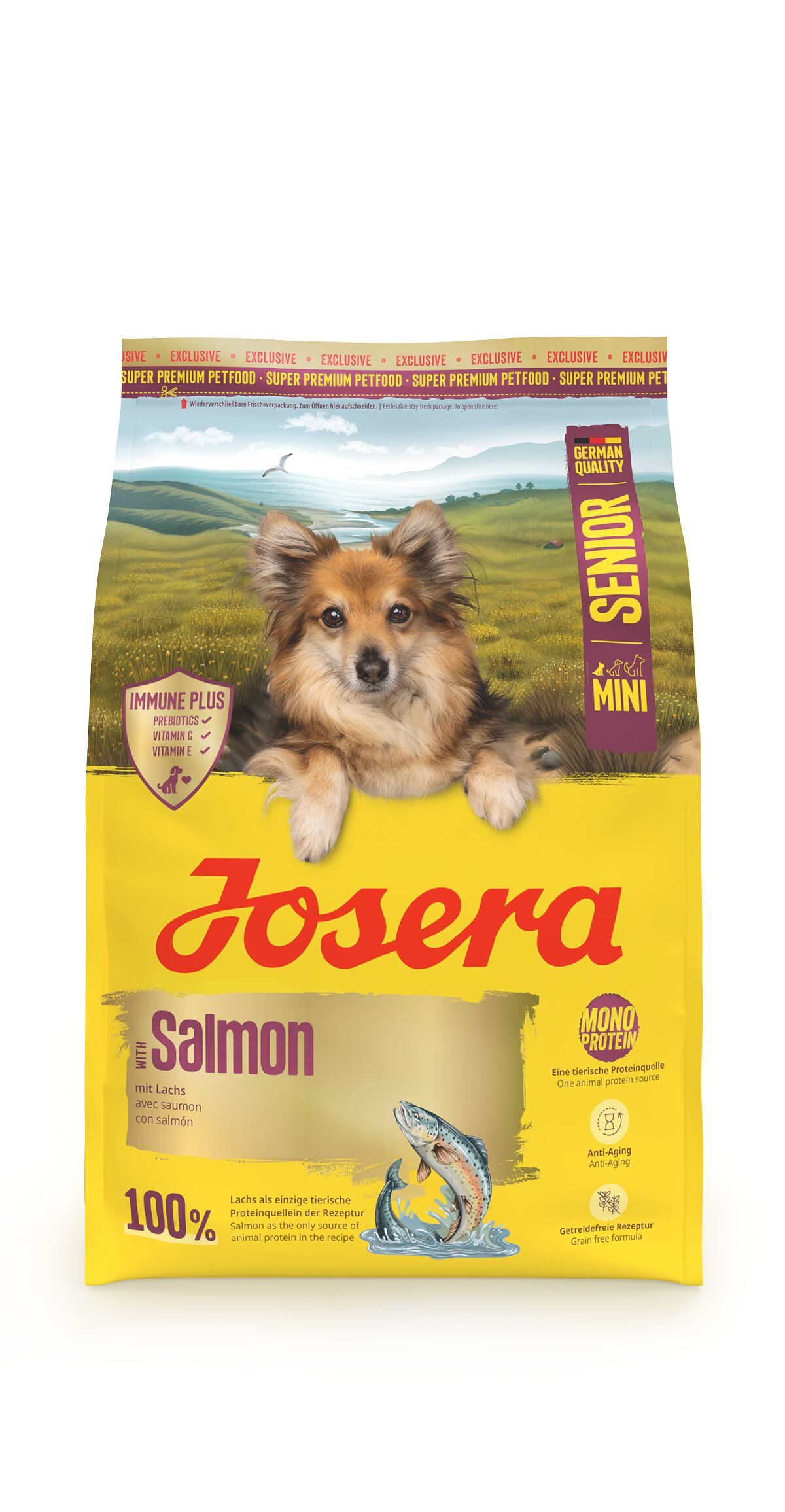 Josera Josera Mini Senior Salmon Trockenfutter für Hunde 3 kg, Trockenfutter für: Hund