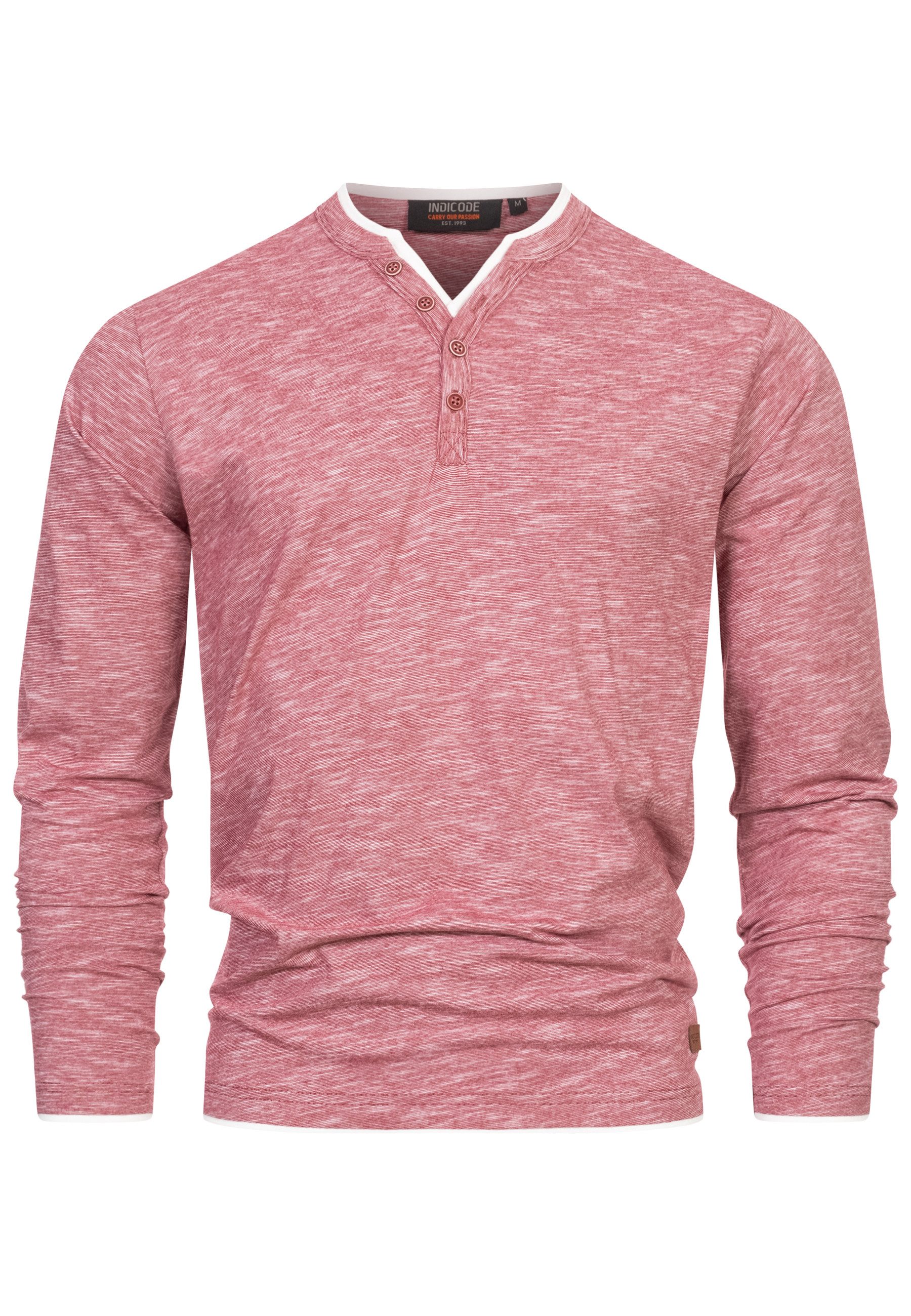 Indicode Langarmshirt Herren INColeson Shirt Langarm Herrenshirt Langarmshi günstig online kaufen