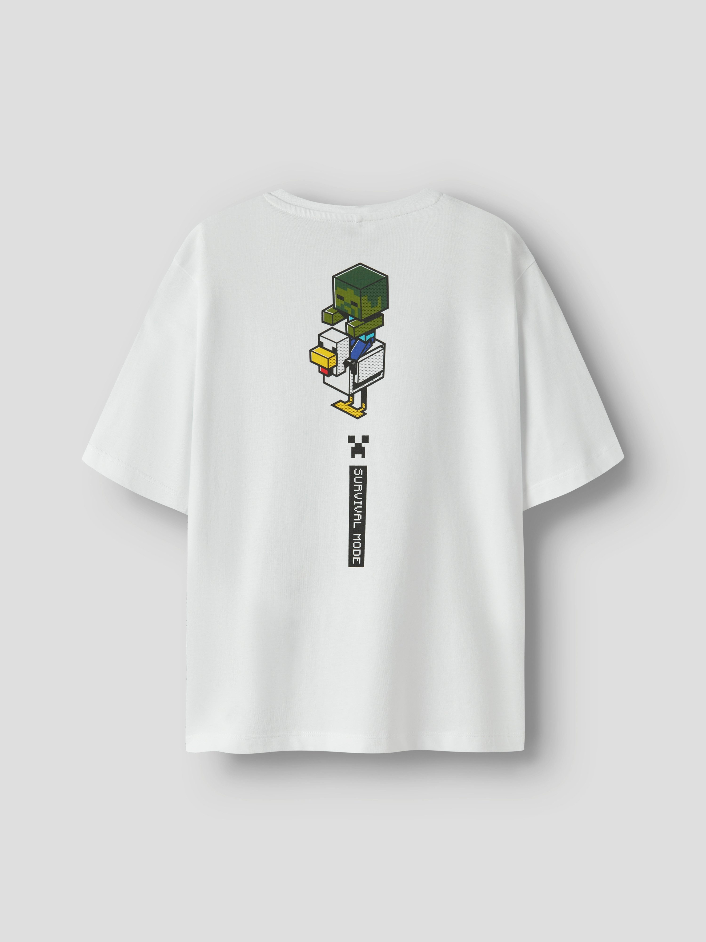 Name It T-Shirt NKMJUN MINECRAFT SS NREG TOPBOX NOOS BIO Baumwolle, regular fit – Bild 5 von 5
