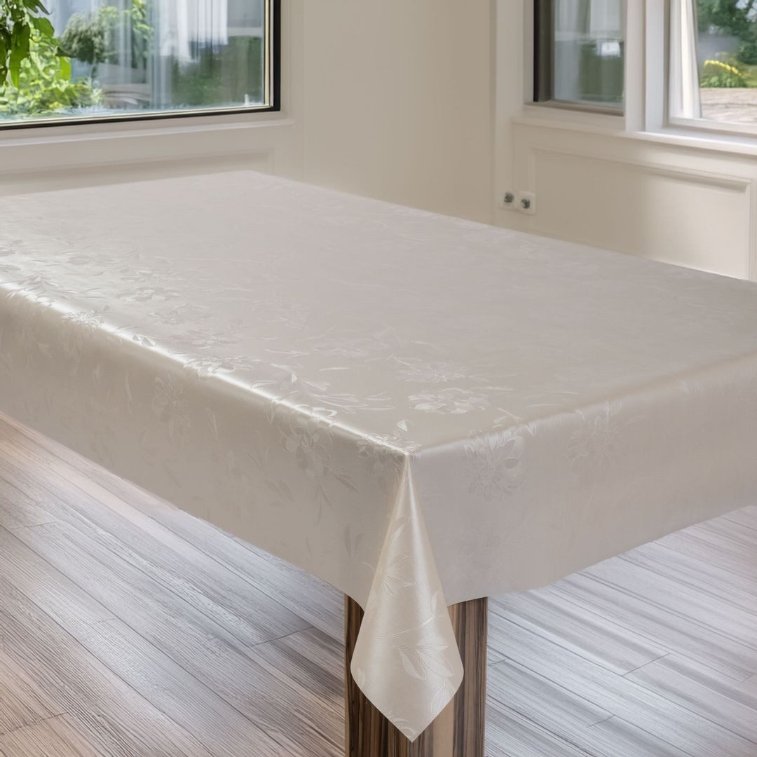 laro Tischdecke Wachstuchtischdecke Floral Classic PVC Eckig – Bild 4 von 5