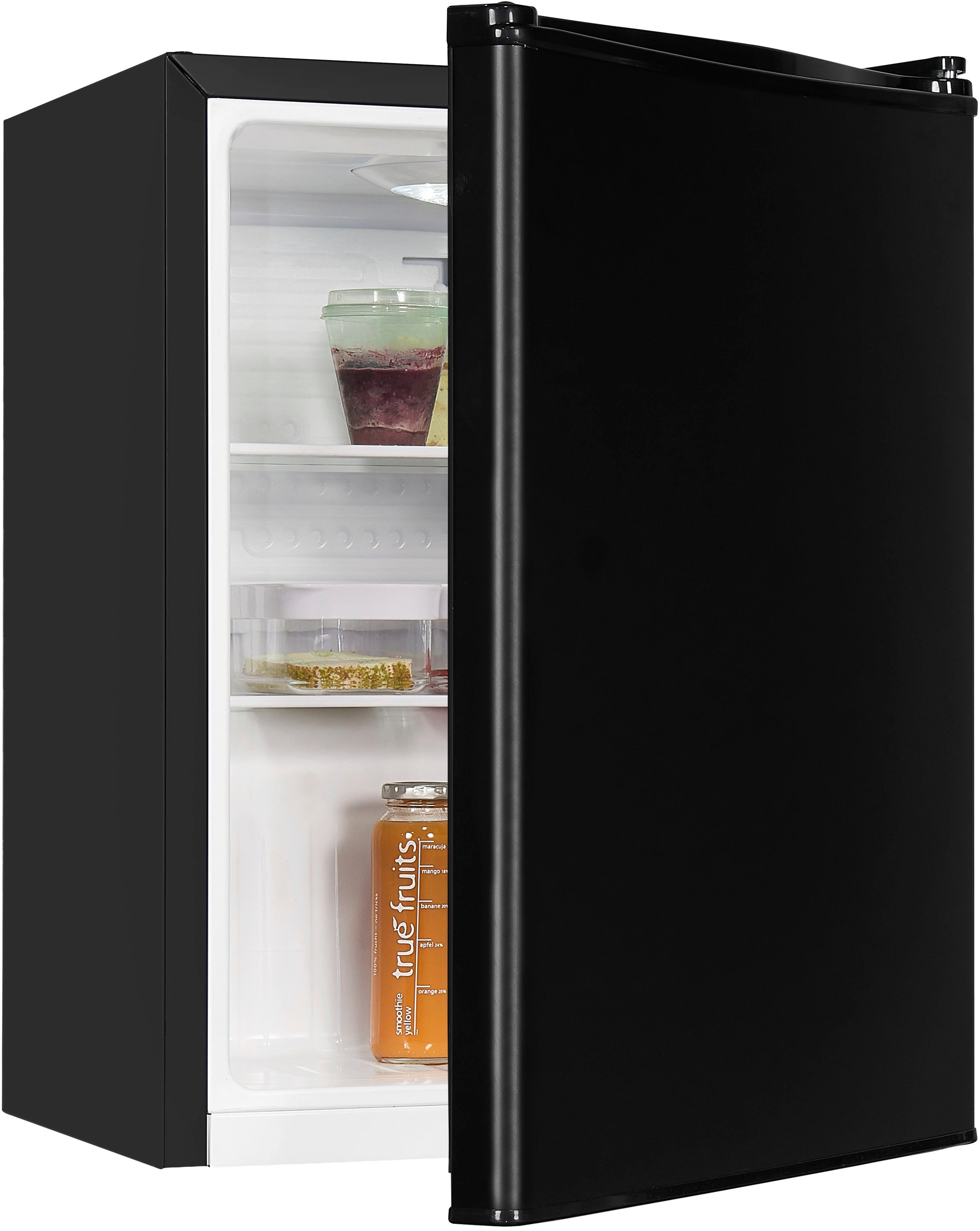 exquisit Kühlschrank KB60-V-090E schwarz, 62 cm hoch, 45 cm breit | Kühlschränke