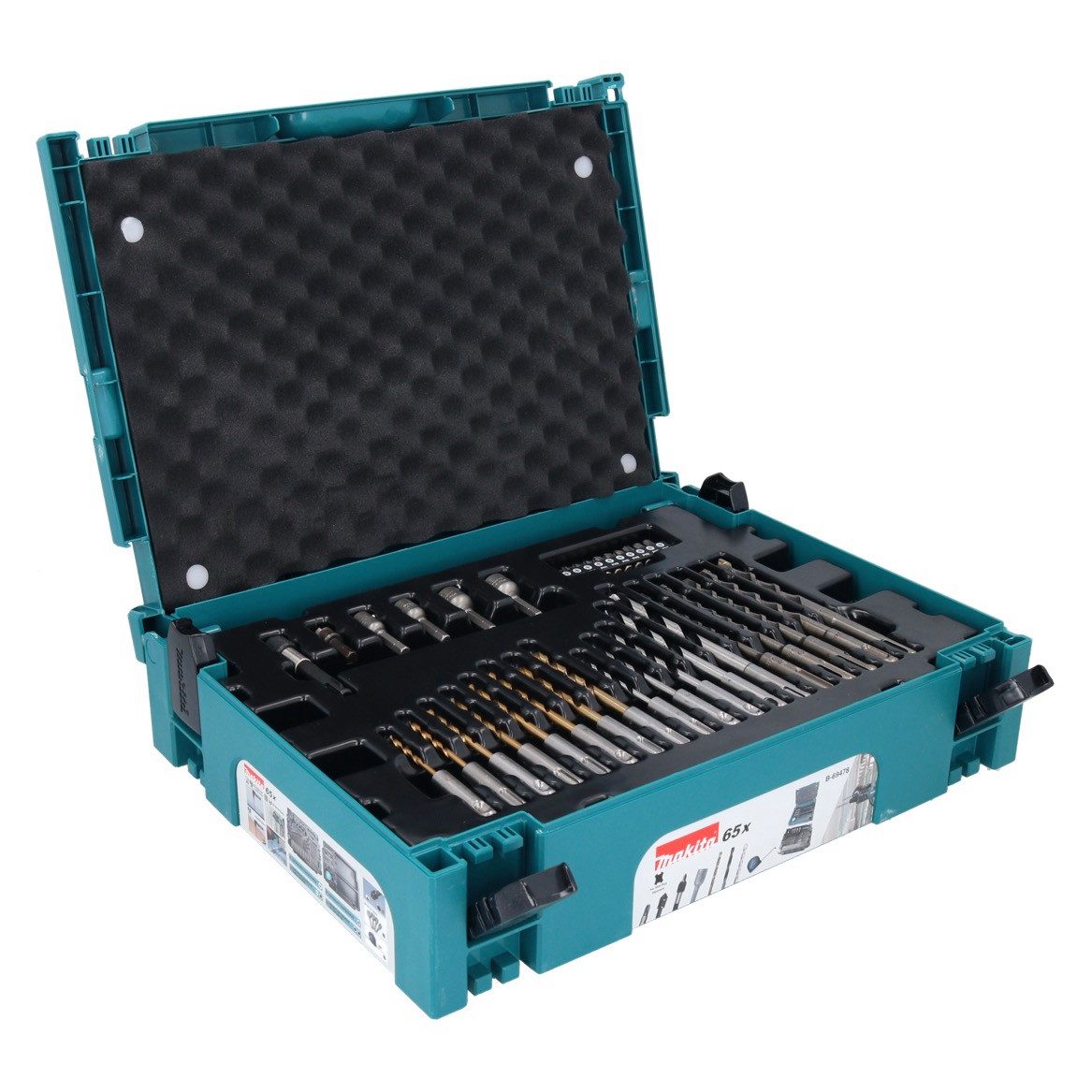 Makita Bohrer- und Meißelsatz SDS-plus Bit und Bohrer Set 65 tlg – Bild 4 von 4
