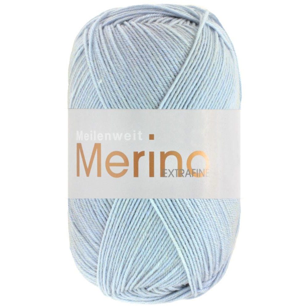 LANA GROSSA Meilenweit 100g Merino Extrafine uni Häkelwolle, 420 m