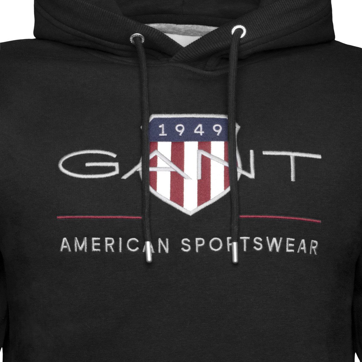 Gant Kapuzenpullover Reg Archive Shield Herren Hoodie, Pullover, Sweatshirt, Hoody, Langarmshirt