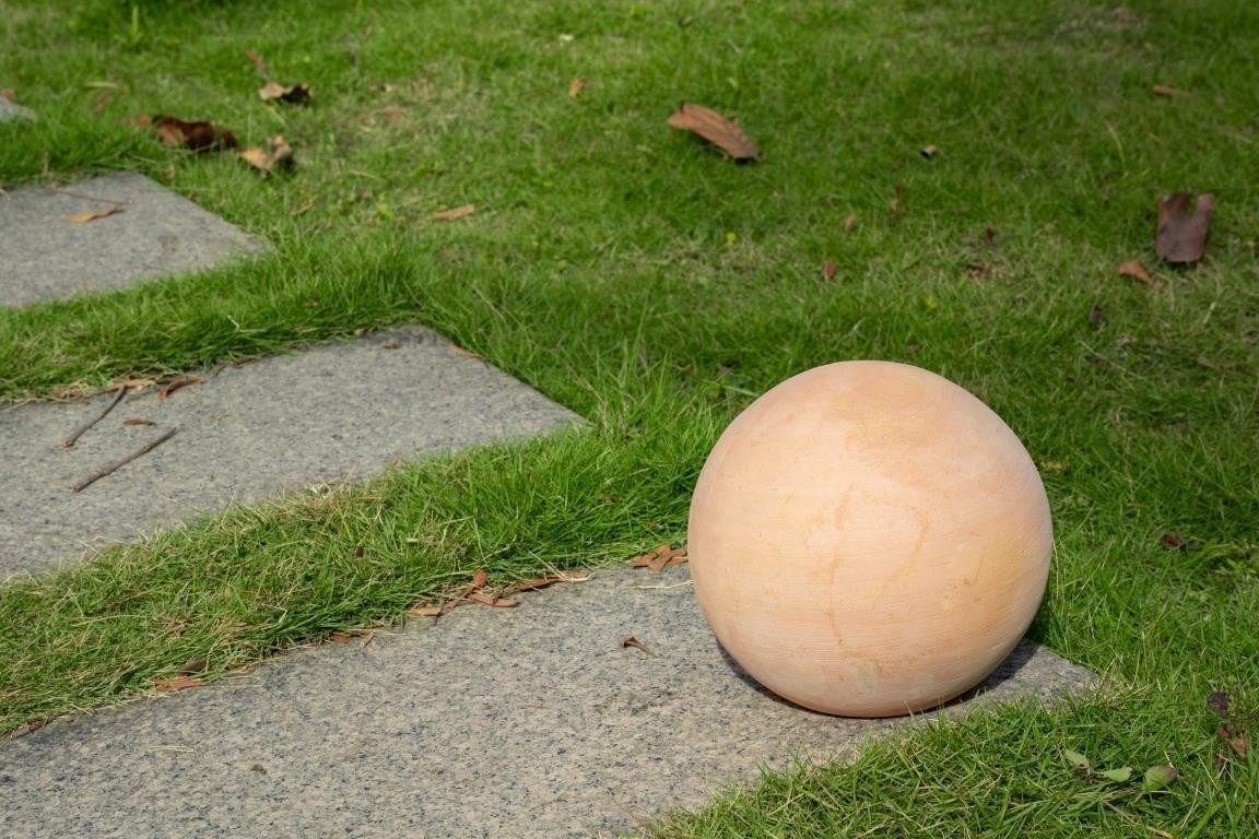 Teramico Dekokugel Gartenkugel Terrakotta 12cm frostfest, 100% Frostfest