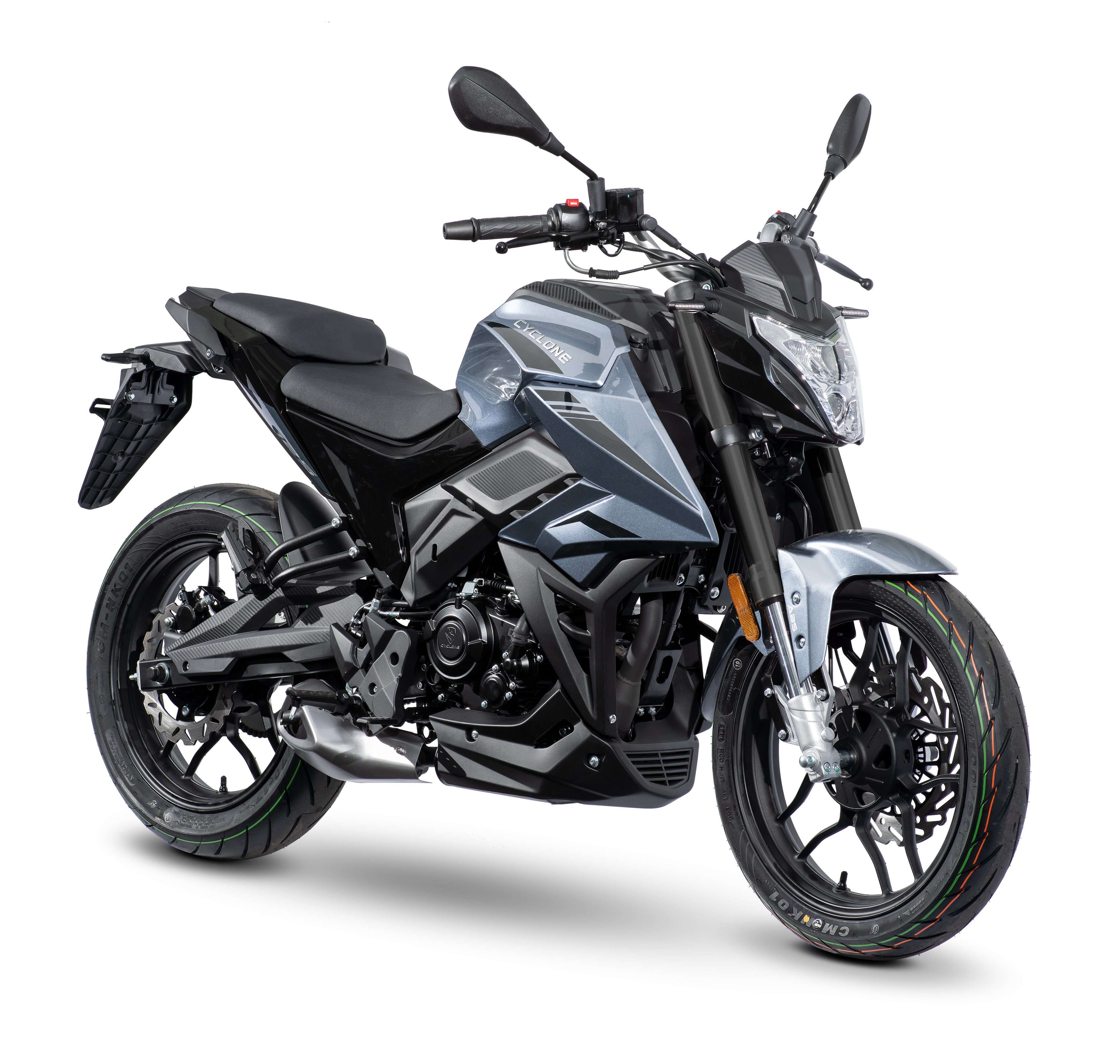 Cyclone Motorrad Batllo5, 125, E5+, Naked, 124 ccm, 95 km/h, Euro 5+, 11 kW, 15 PS, ABS, 125er Naked, digitales Cockpit