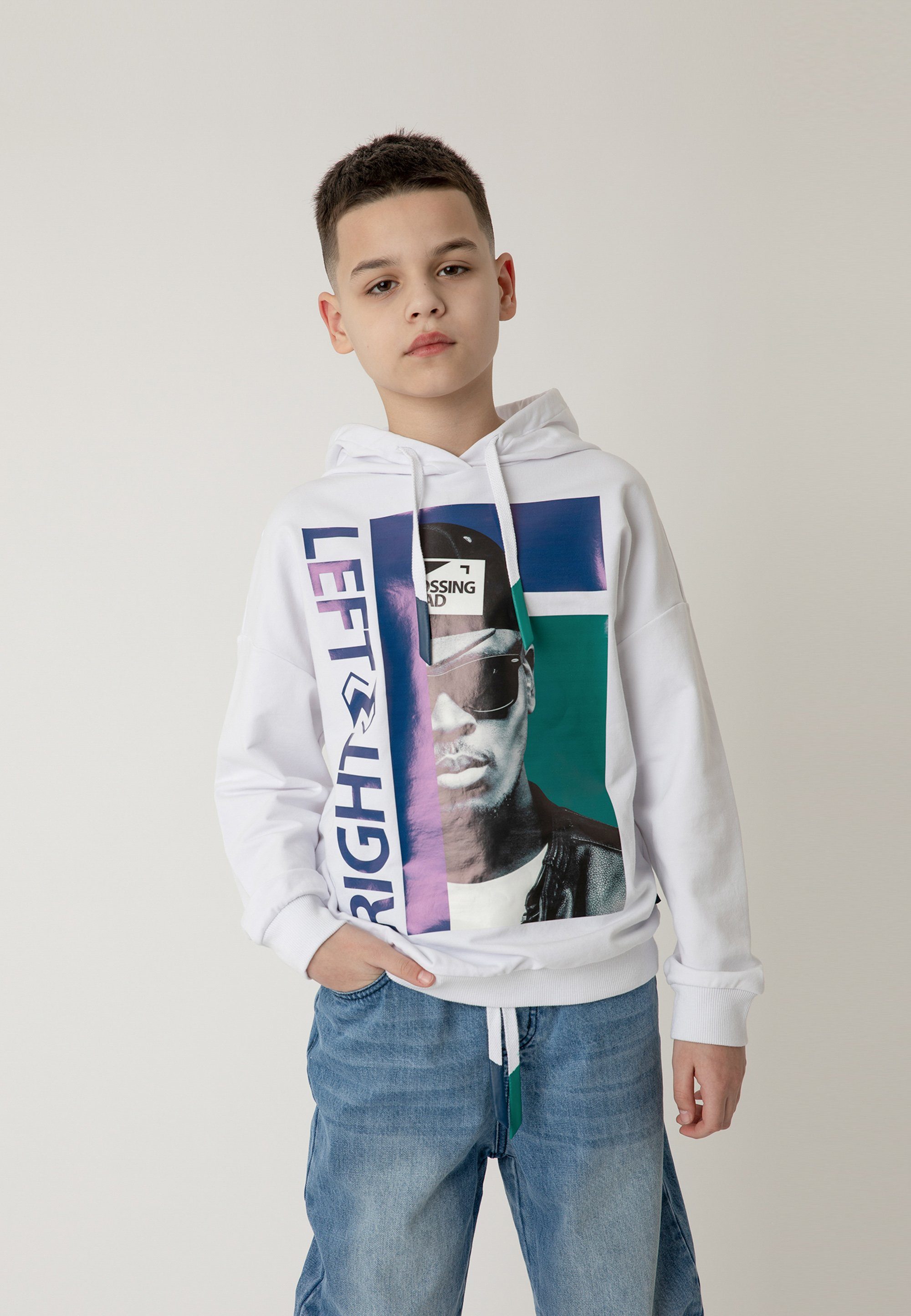 Gulliver Kapuzensweatshirt mit stylischem Frontprint