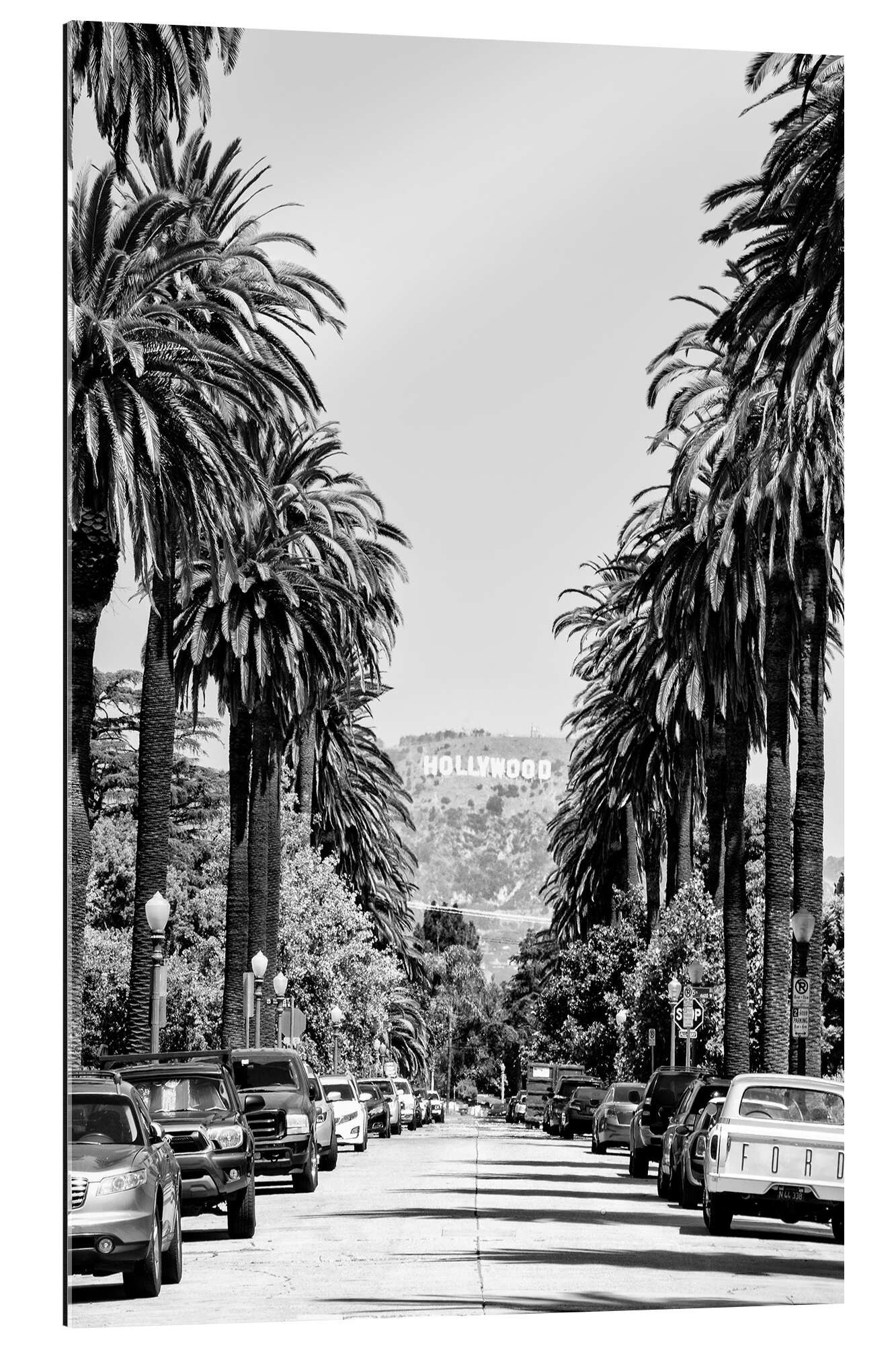 Posterlounge Wandbild Schwarzes Kalifornien - Innenstadt günstig online kaufen