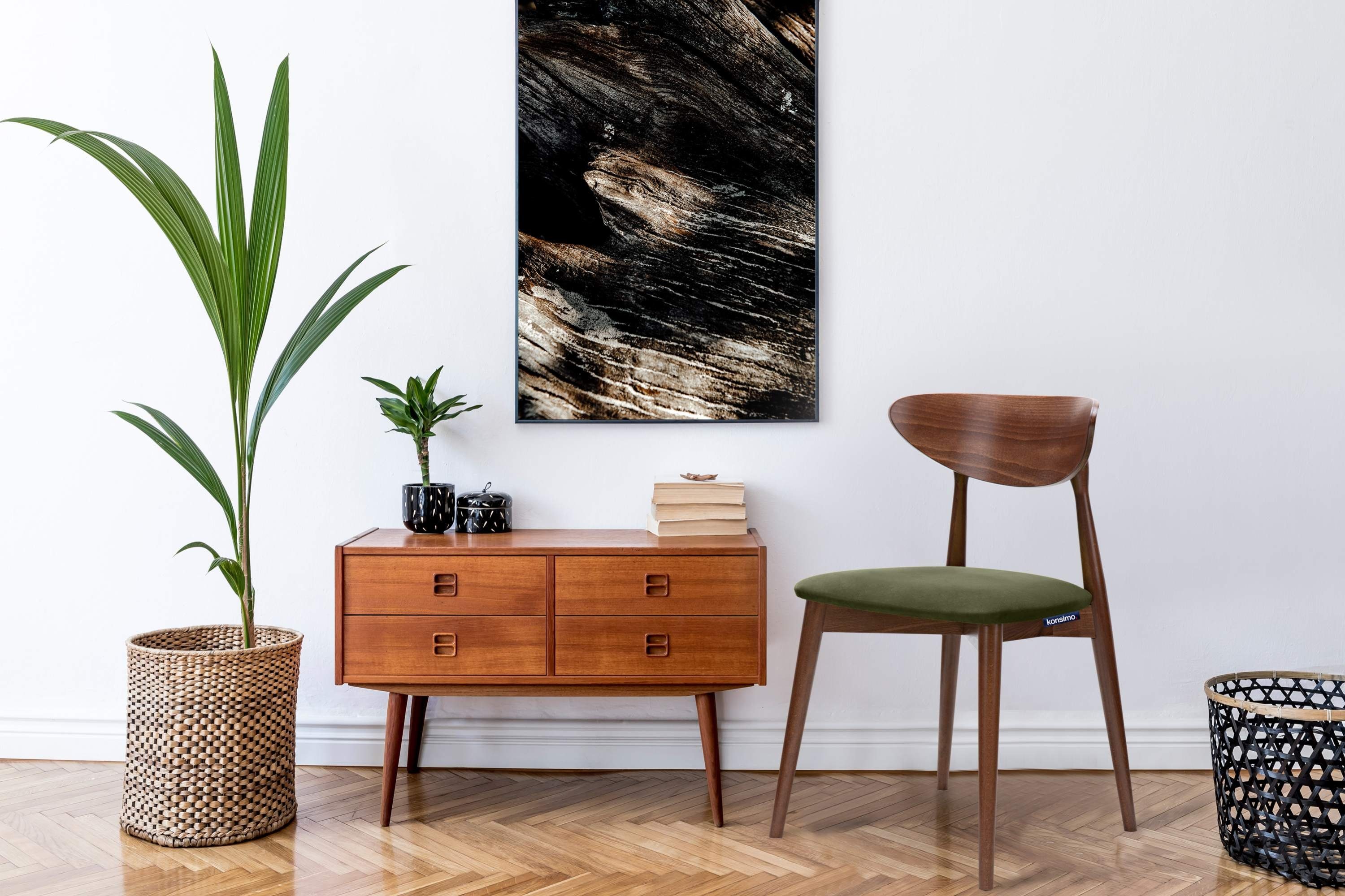 KONSIMO® Holzstuhl RABI Küchenstühle, Esszimmerstühle, hergestellt in der E günstig online kaufen