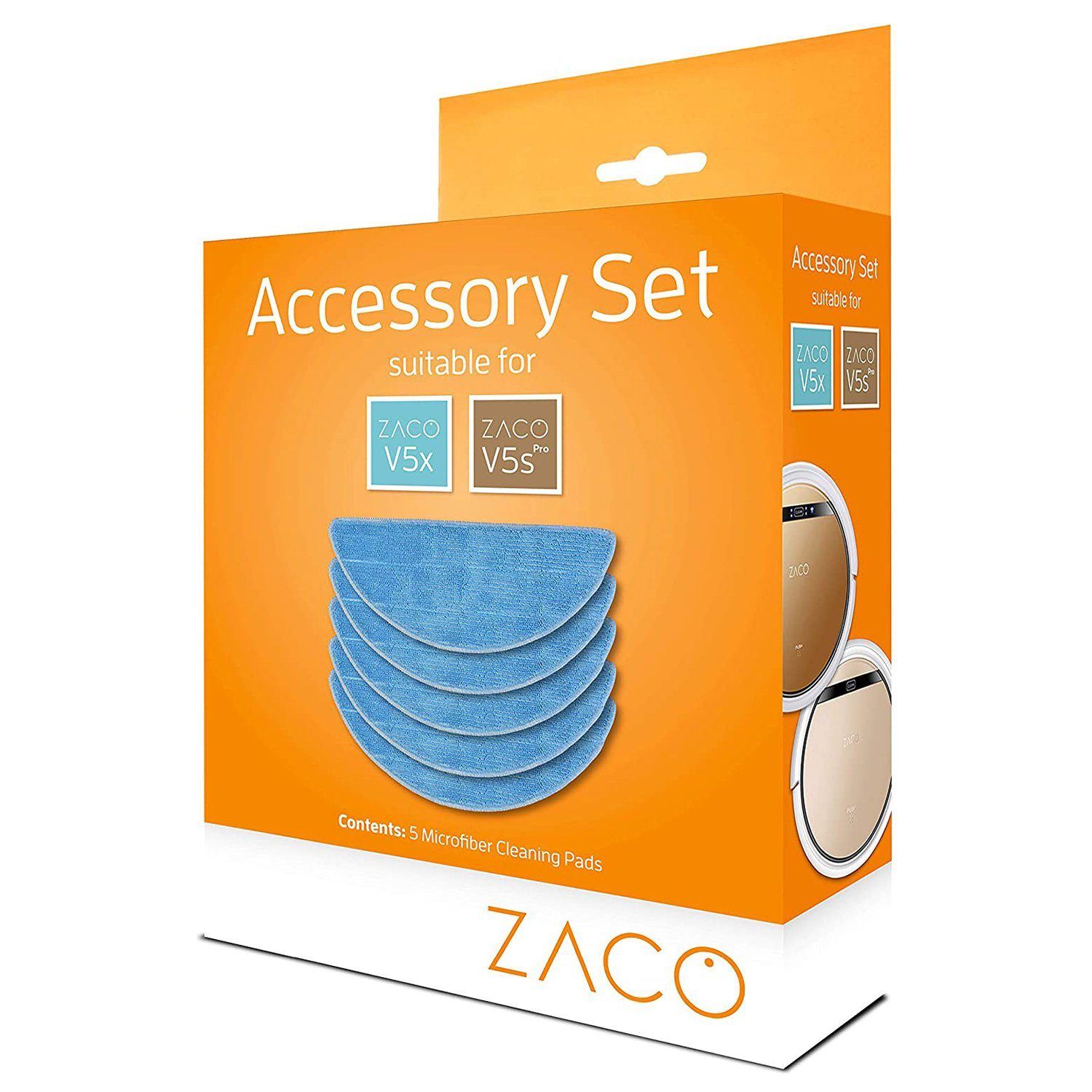Saugroboter Zubehör-Set 5x Ersatz Mikrofasertücher Set für V5x & V5sPro