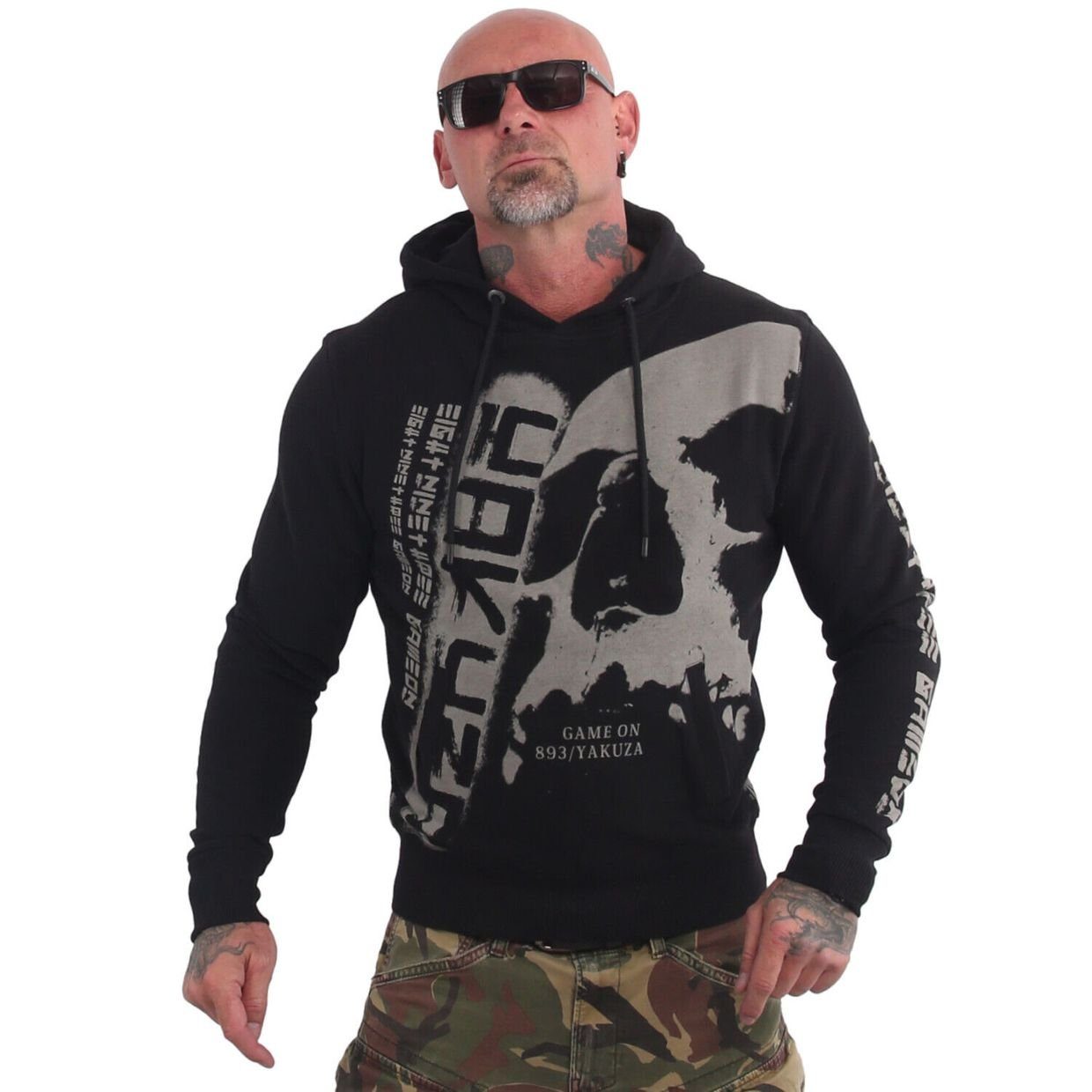 YAKUZA Kapuzenpullover Skull View Hoodie günstig online kaufen