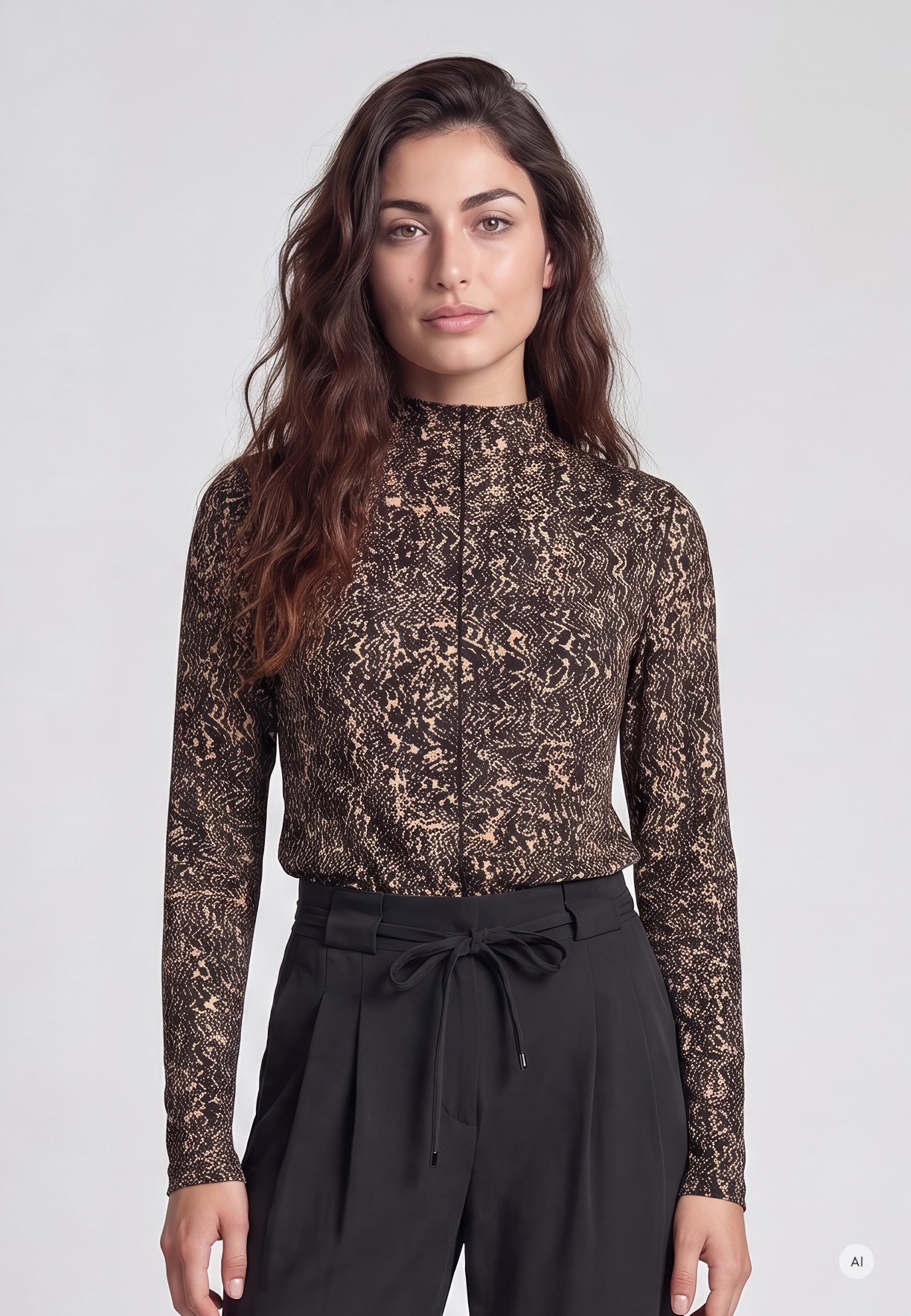 MARC AUREL Shirtbluse mit grafischem Print