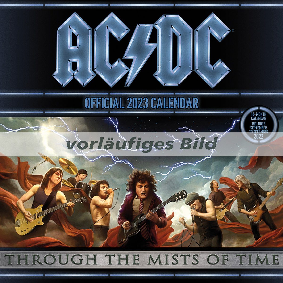 PYRAMID Wandkalender AC/DC Kalender 2024