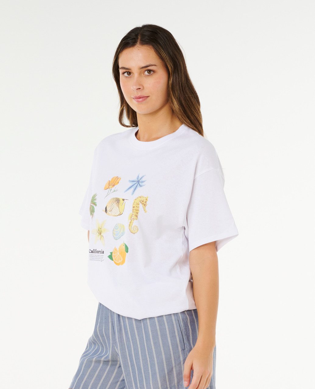 Rip Curl Print-Shirt Poolside Heritage T-Shirt