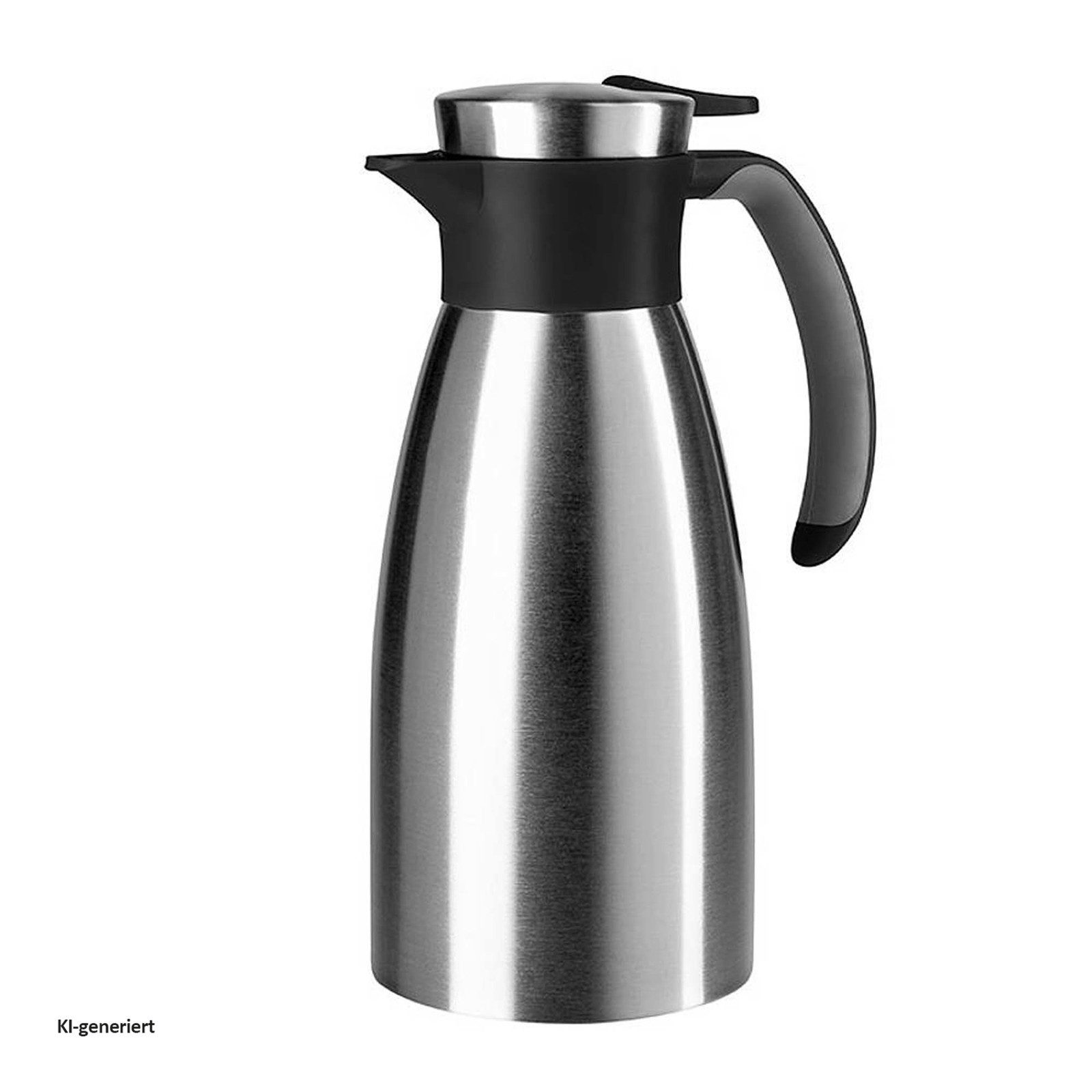 Emsa Isolierkanne Isolierkanne Soft Grip, 1 l, Einhandbedienung zum genauen Dosieren
