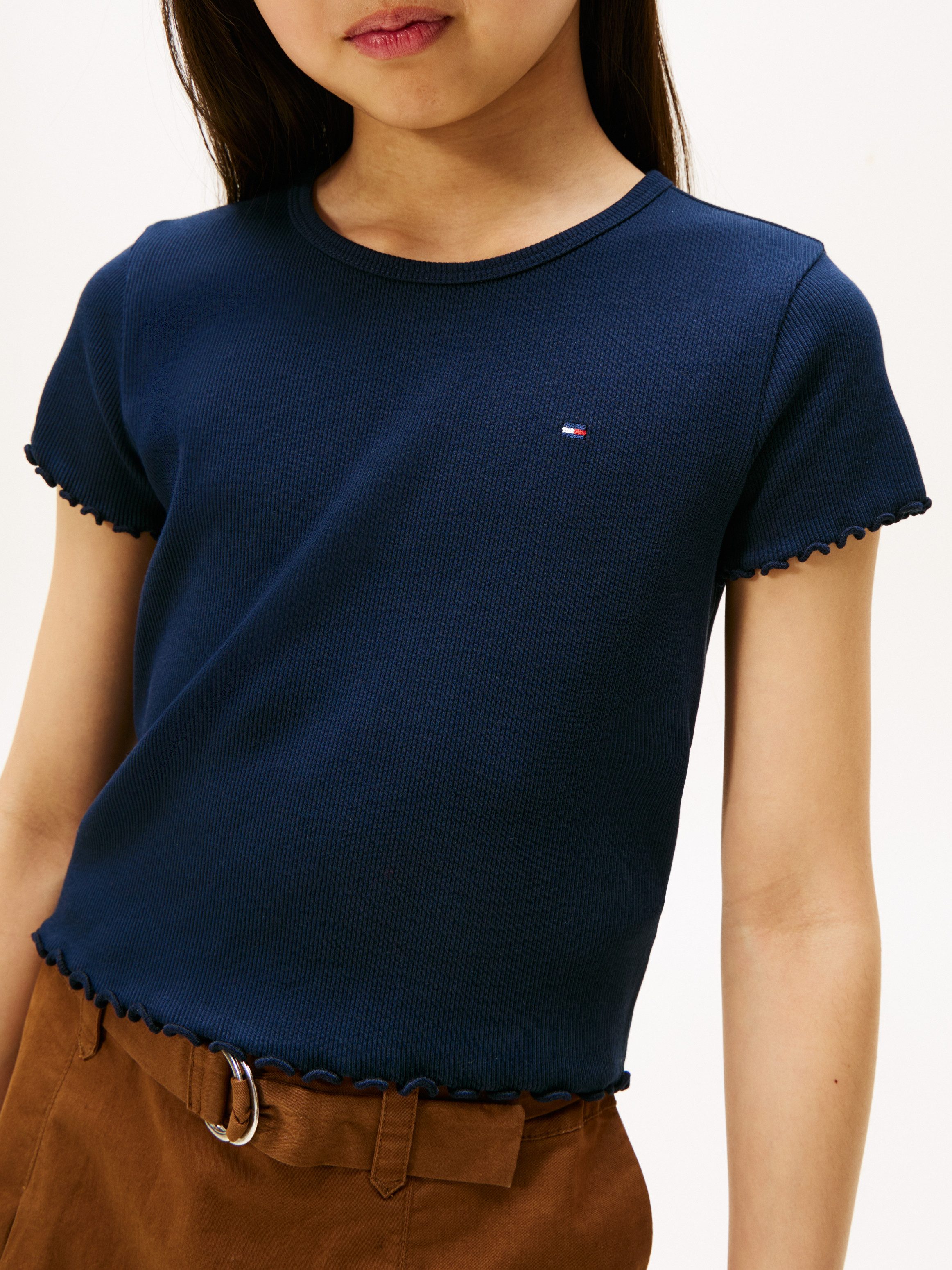 Tommy Hilfiger T-Shirt ESSENTIAL RIB TOP günstig online kaufen